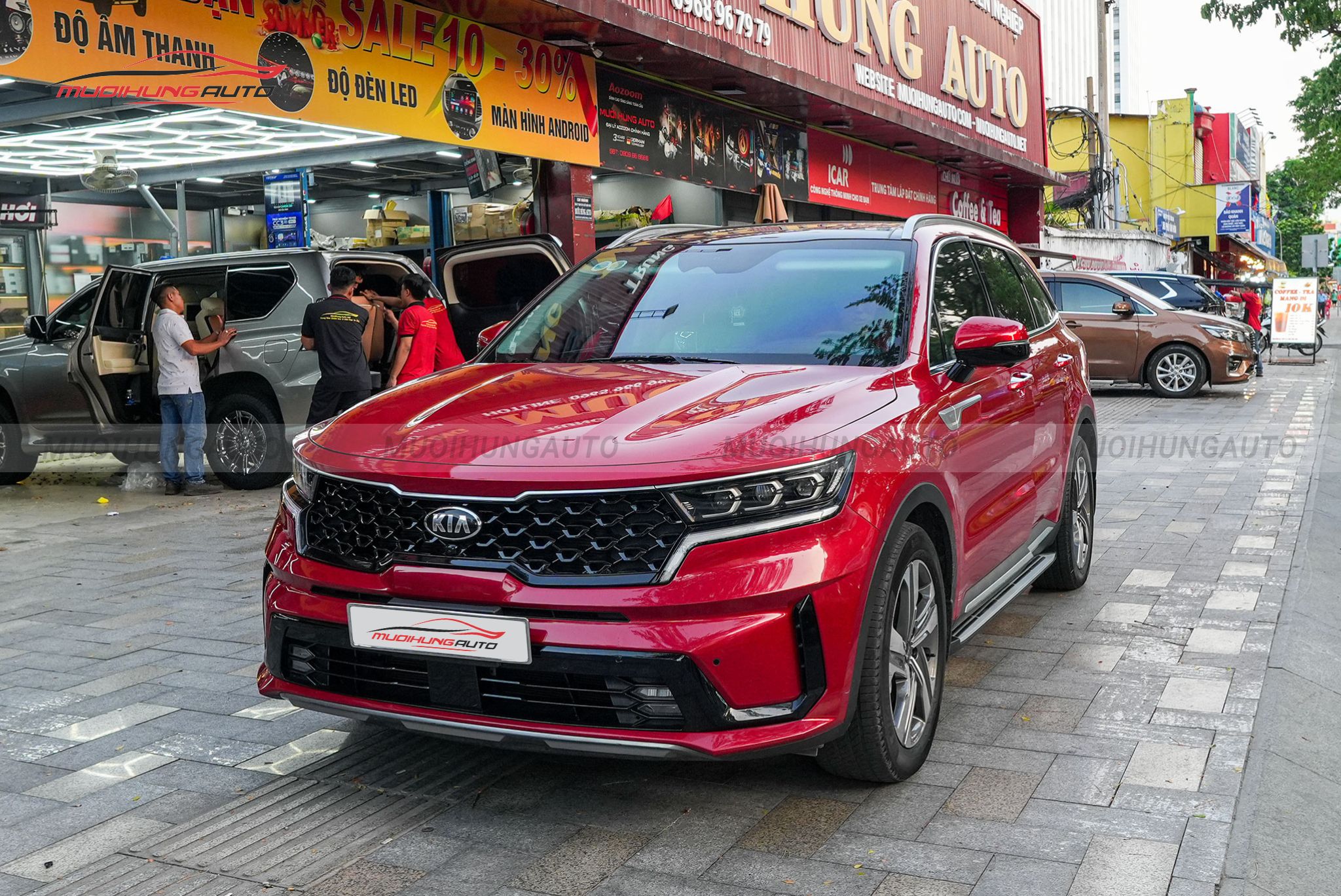 Bệ bước lên xuống Kia Sorento 2022v