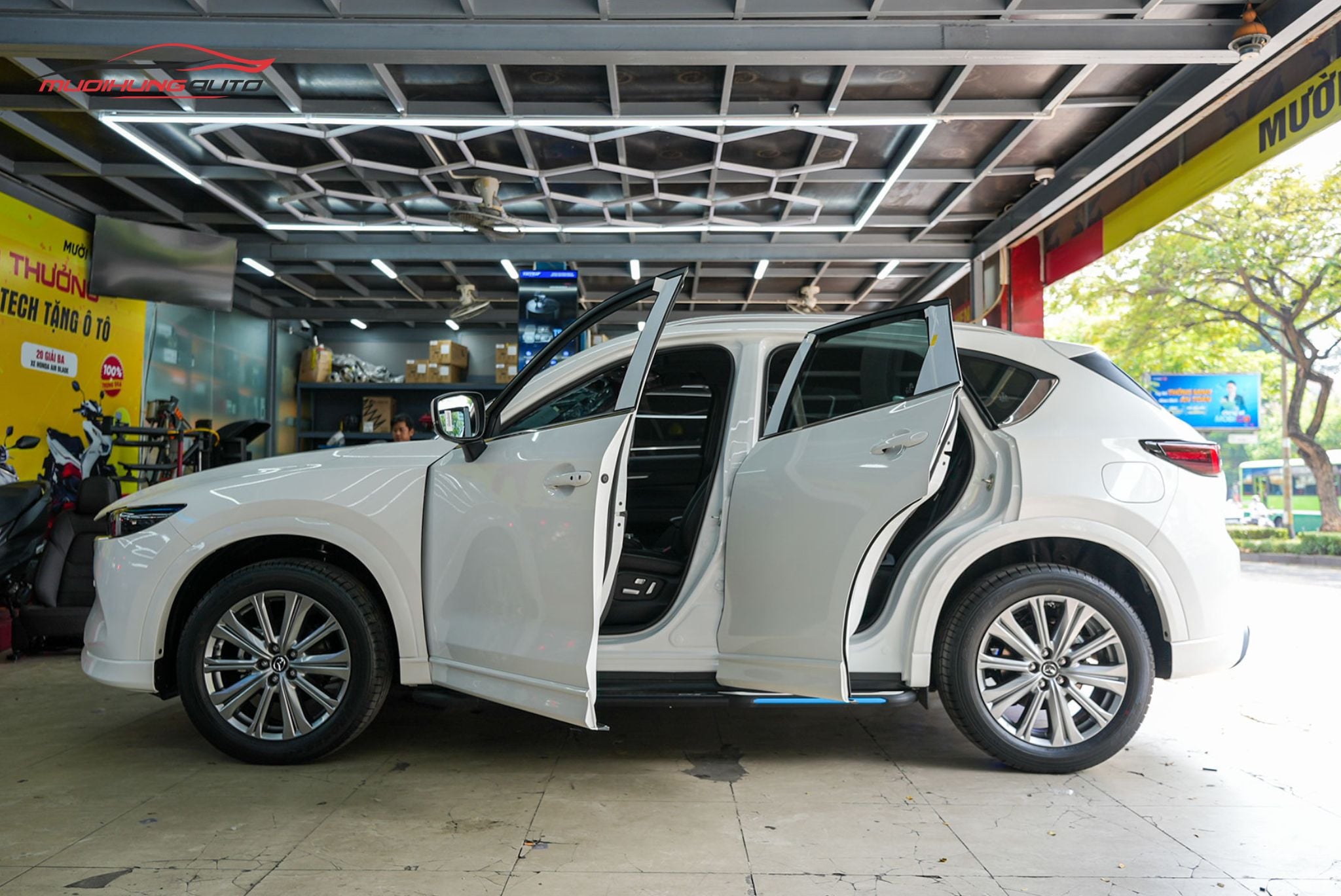 bệ bước Mazda CX5 2018 - 2024 - Mẫu Sway 058