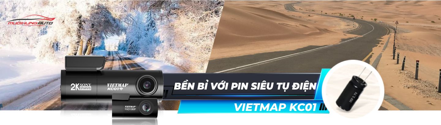 Bền bỉ với pin siêu tụ điện Vietmap KC01