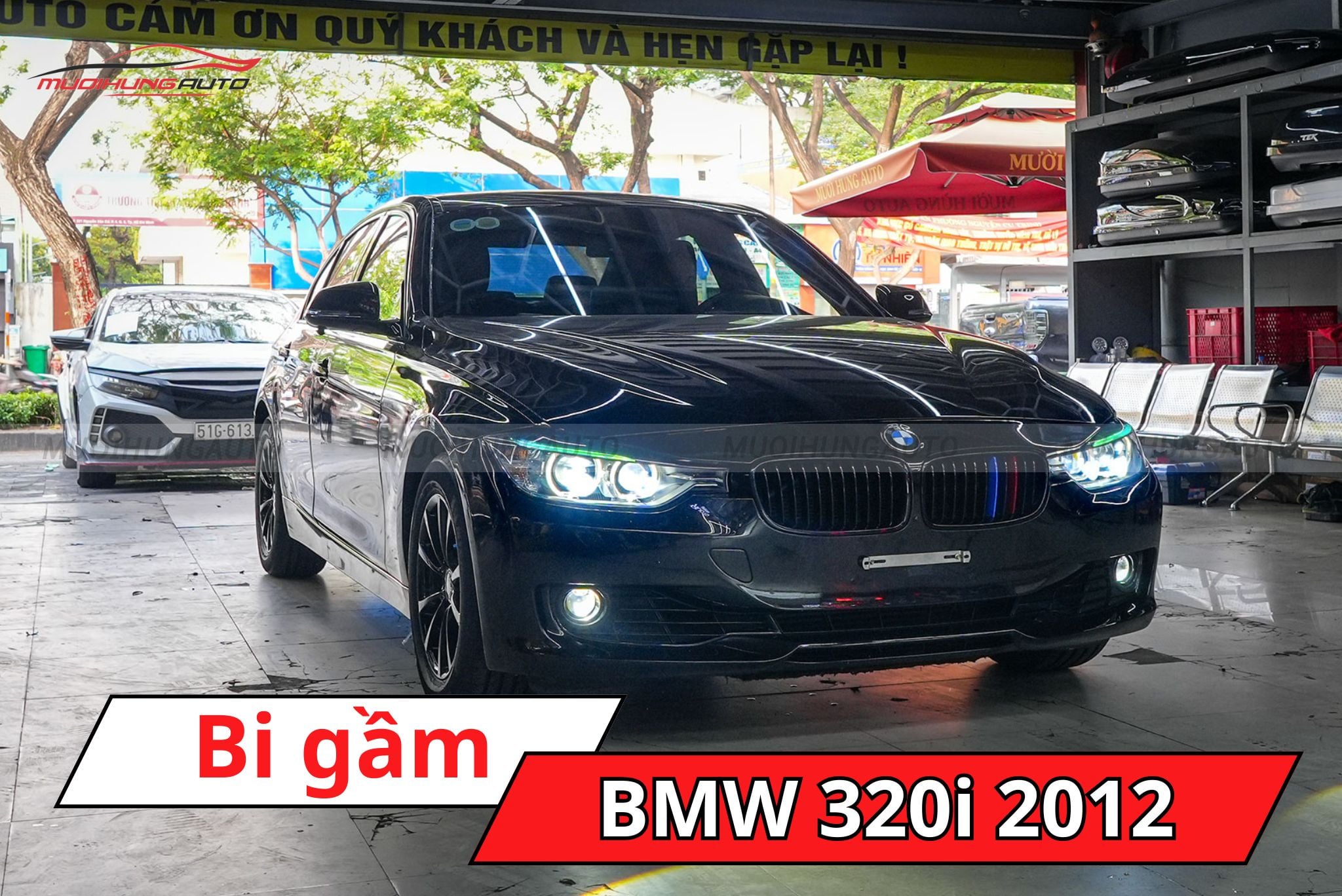 Bi gầm BMW 320i 2012