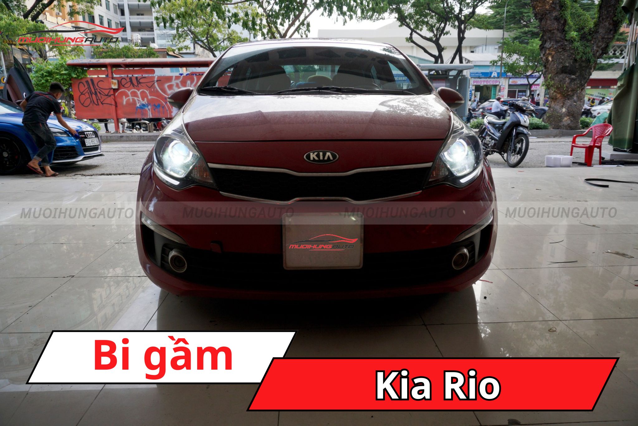 Bi gầm Kia Rio
