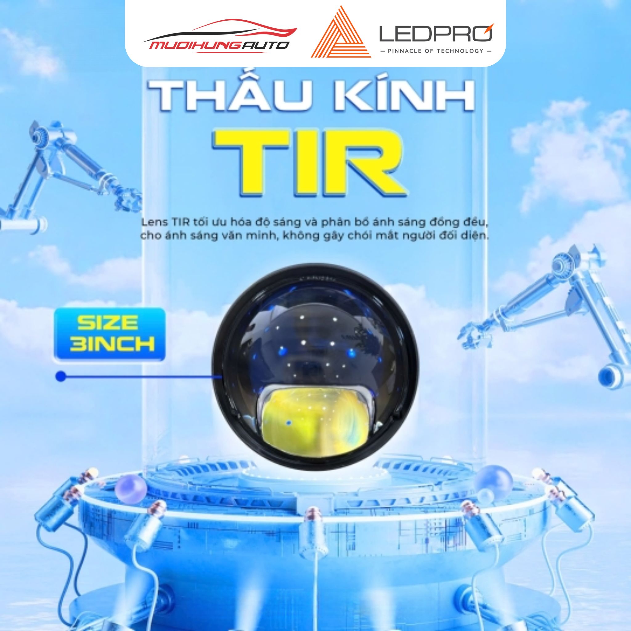 Bi gầm LEDPRO A9 1 nhiệt màu 5500K