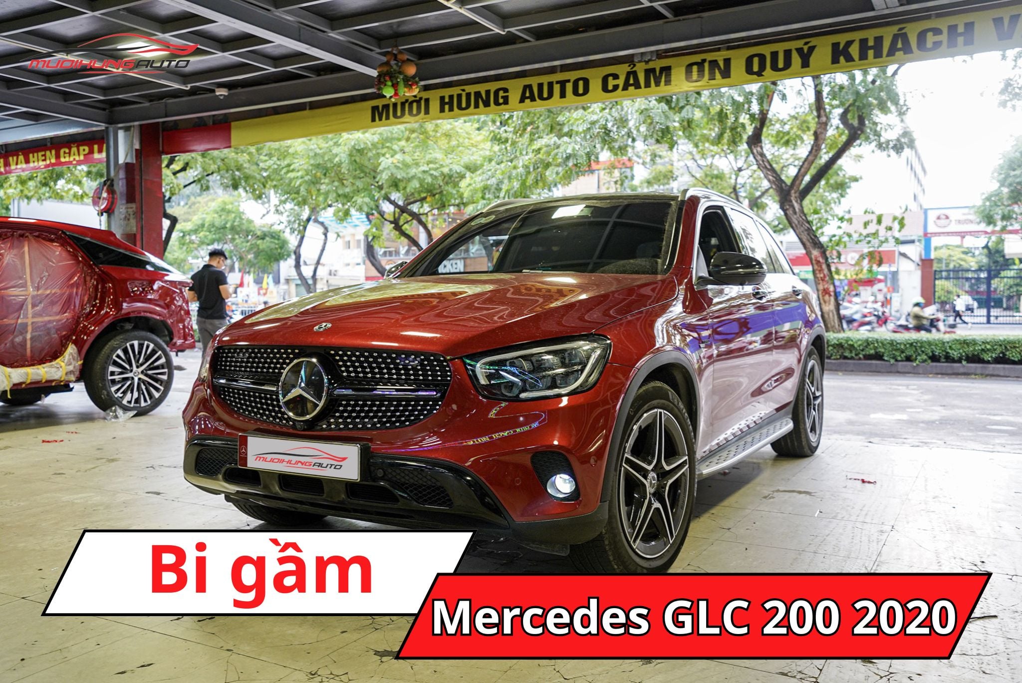 Bi gầm Mercedes GLC 200 2020