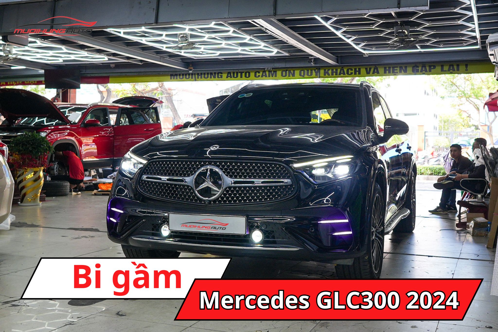 Bi gầm Mercedes GLC300 2024