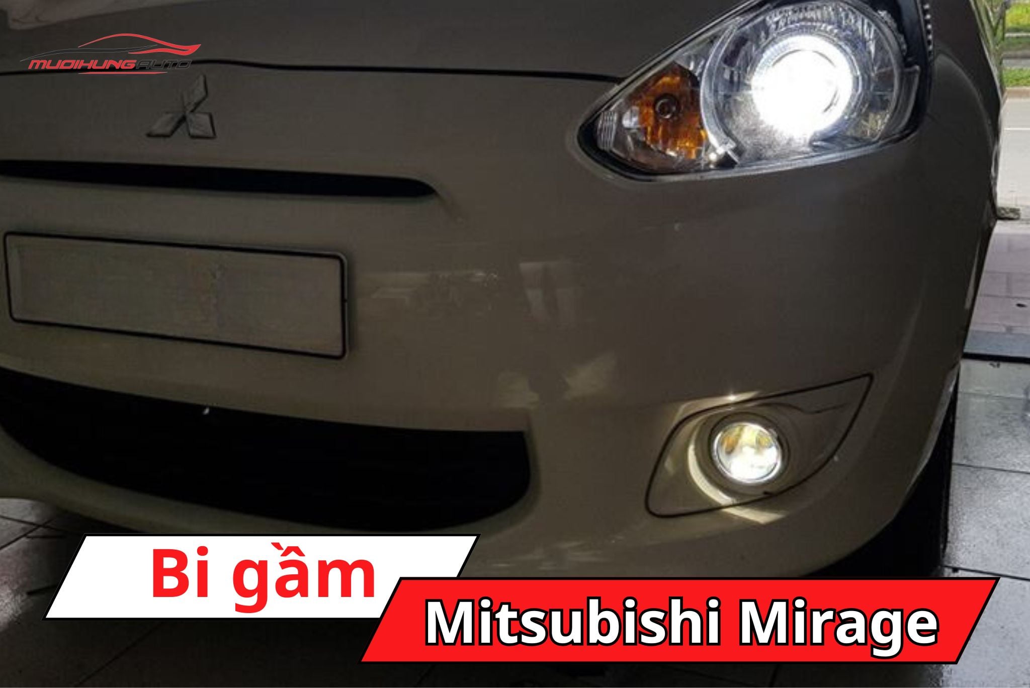 Bi gầm Mitsubishi Mirage
