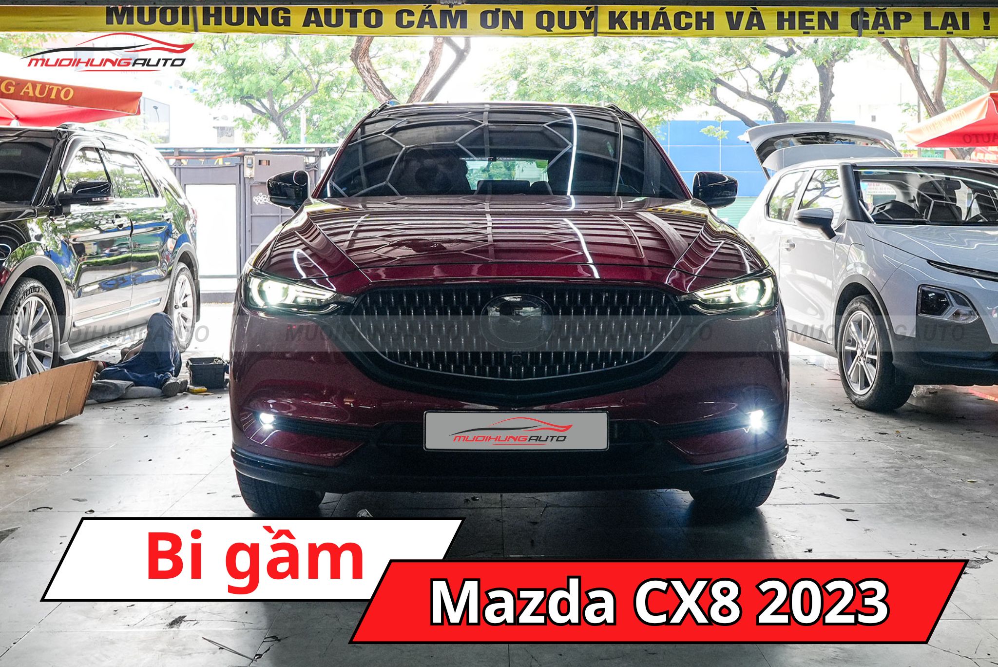 Bi gầm ô tô Mazda CX8 2023