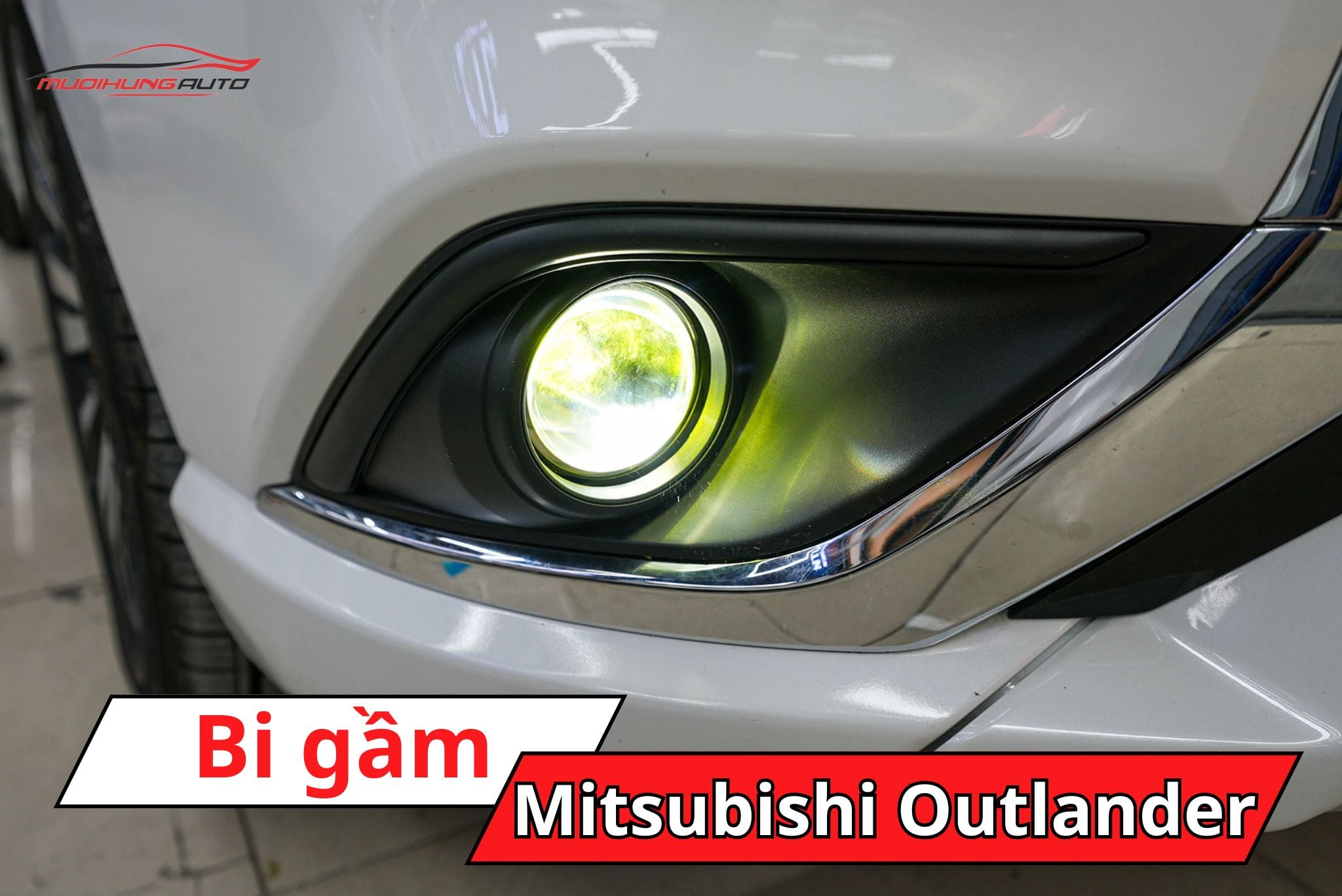 Bi gầm ô tô Mitsubishi Outlander