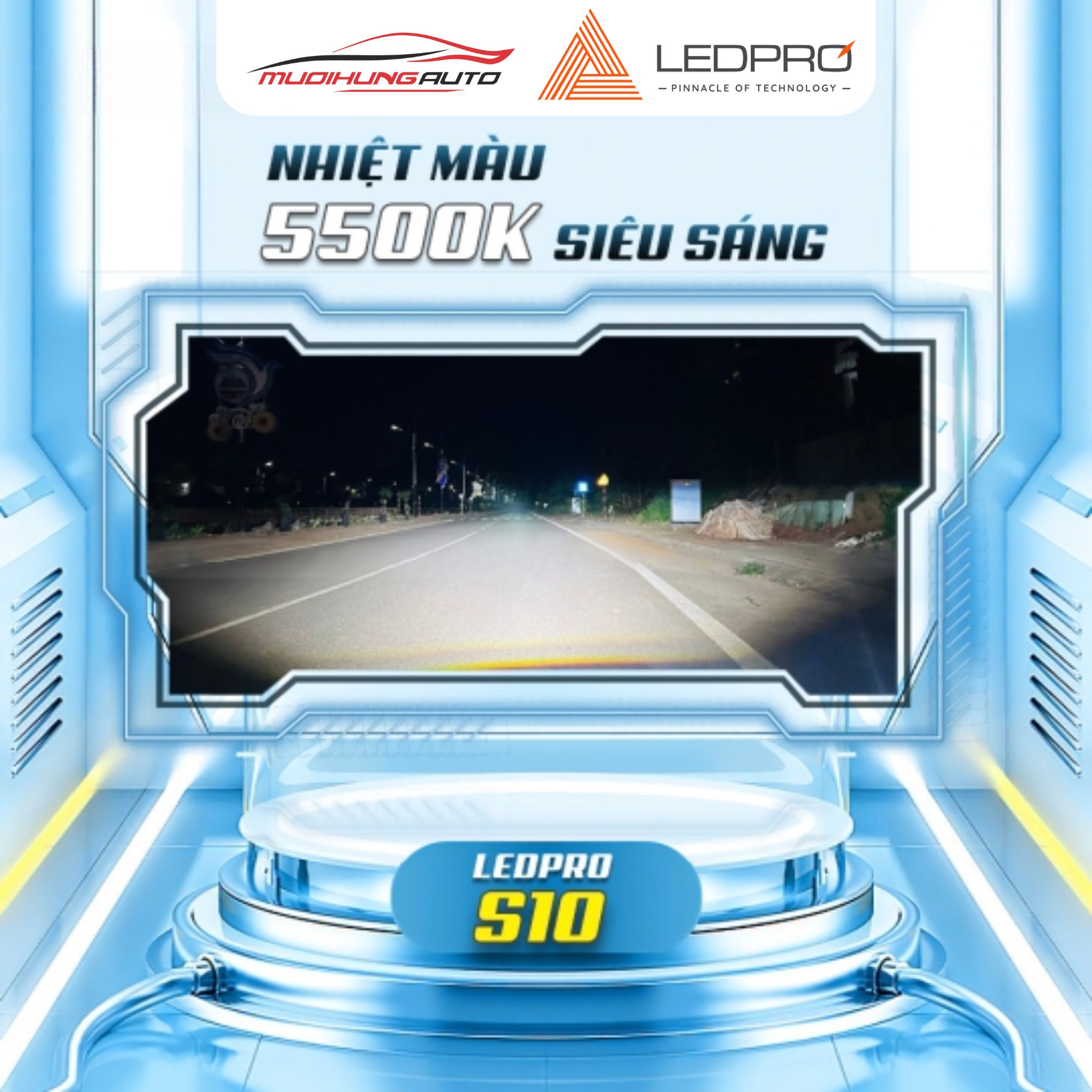 Bi Laser ô tô LEDPRO S10 Pro