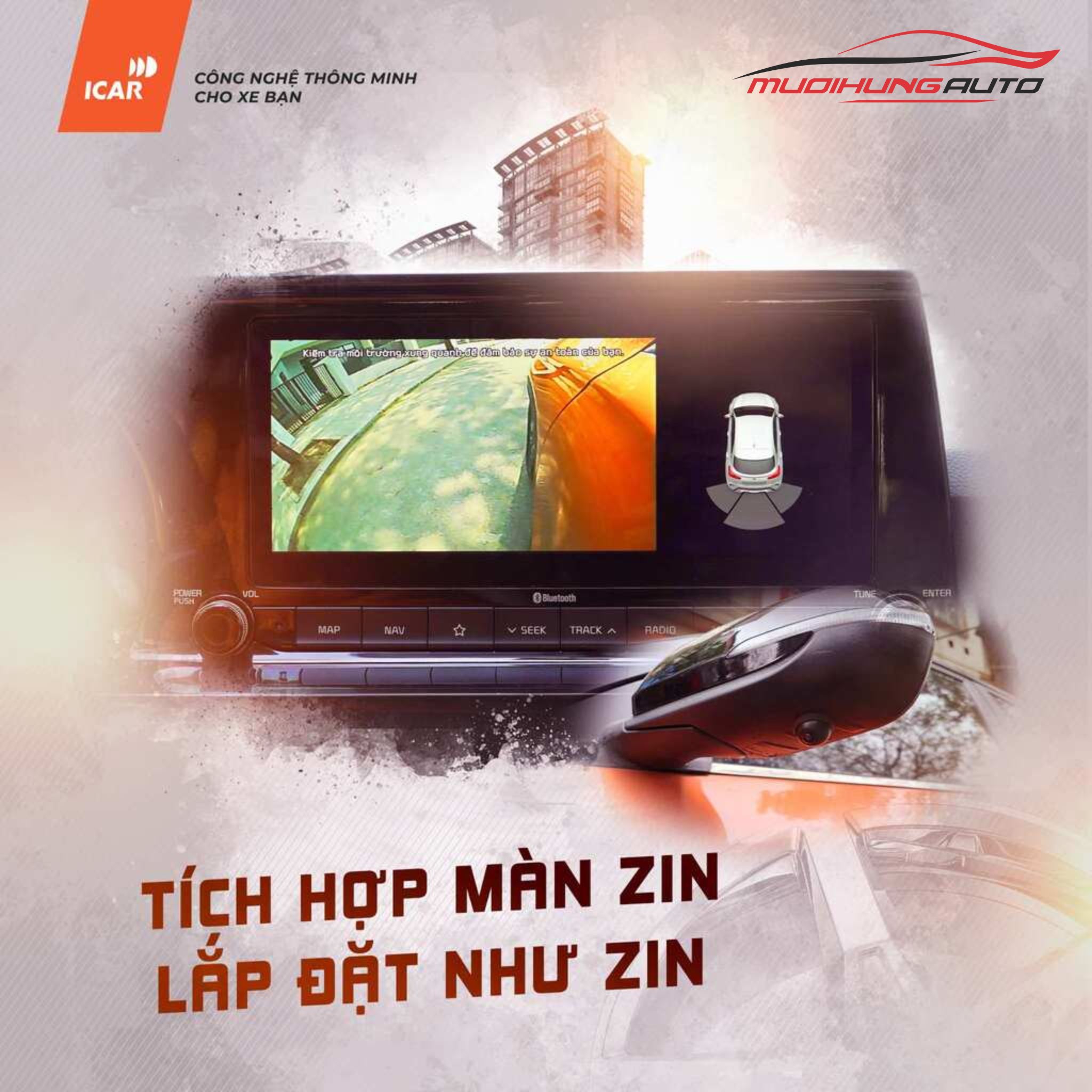 Bộ camera 3 mắt ICAR Elliview Y5 Basic