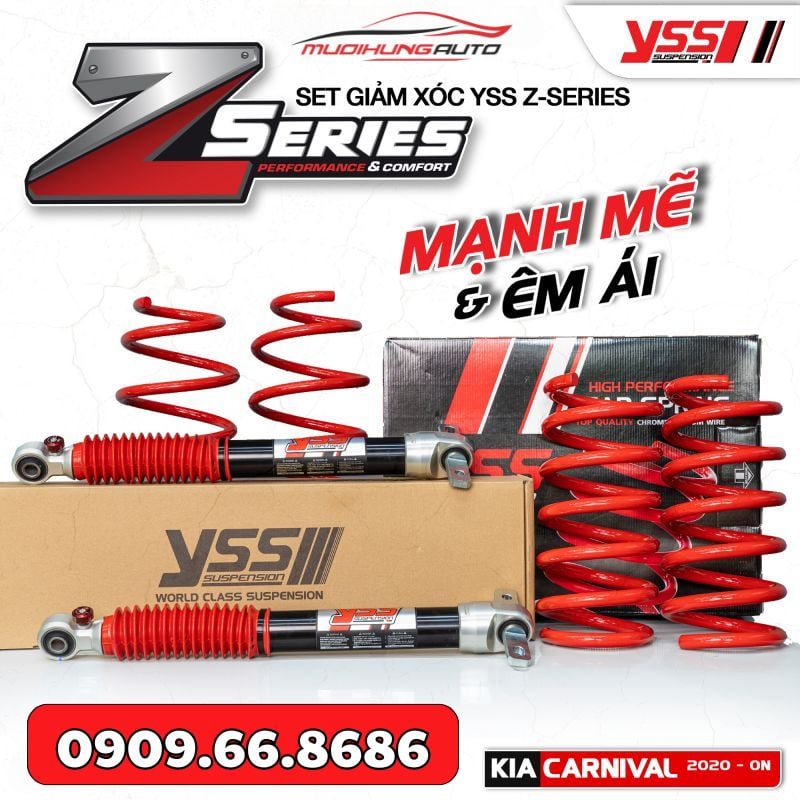 bộ giảm xóc ô tô yss z-series carnival 2020 - on