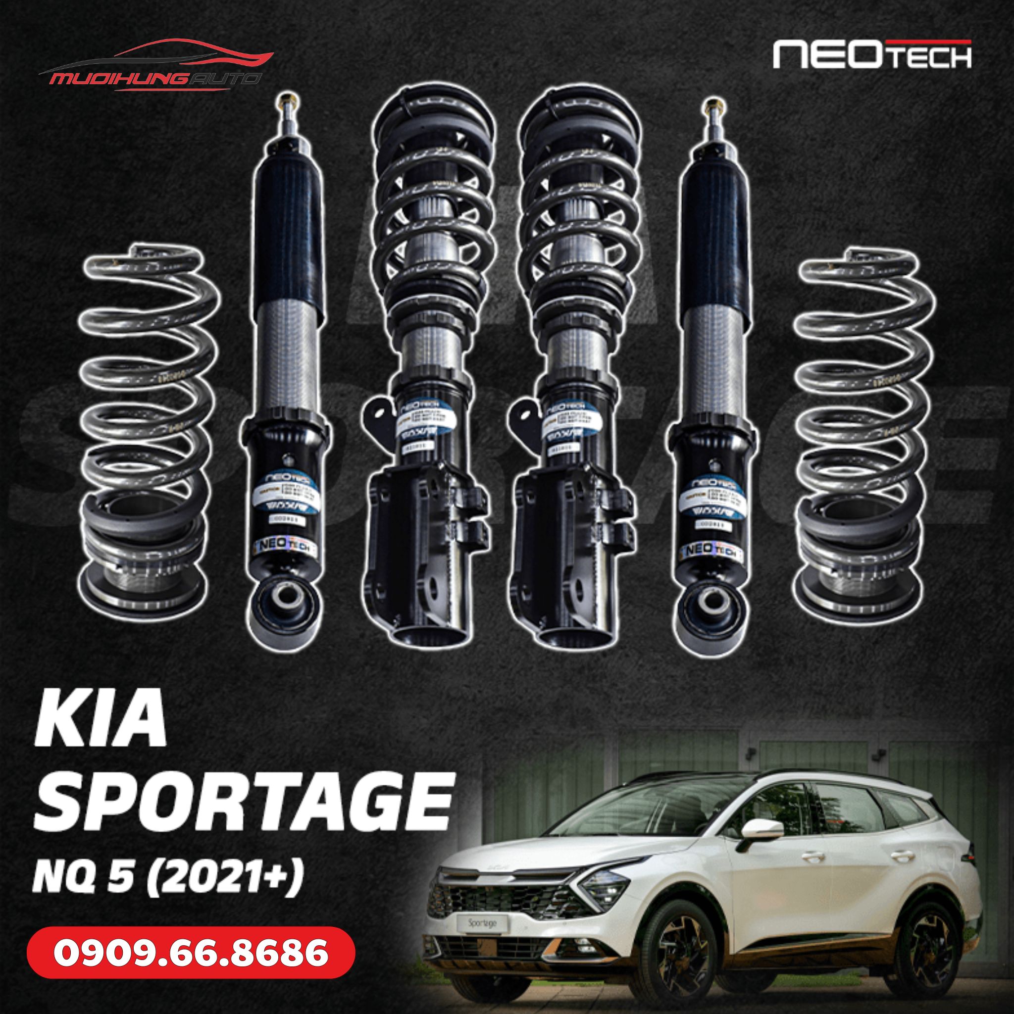Bộ phuộc giảm xóc Neotech xe Kia Sportage