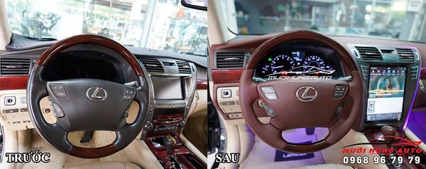 Khoác Lên Xe Lexus LS460L Một Tấm Áo Mới Với Dịch Vụ Độ Nội Thất Sang Chảnh