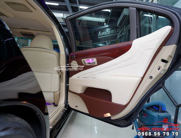 Khoác Lên Xe Lexus LS460L Một Tấm Áo Mới Với Dịch Vụ Độ Nội Thất Sang Chảnh