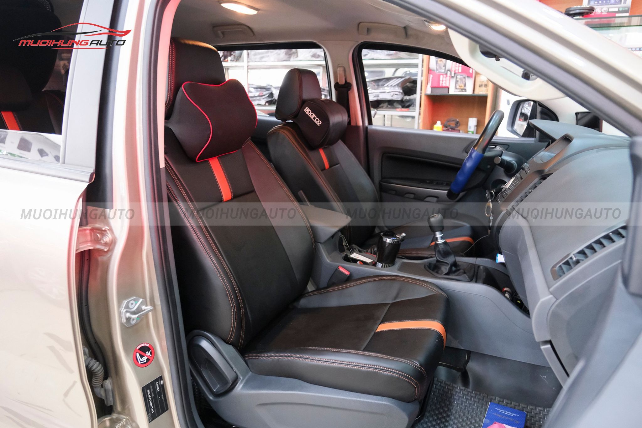 Bọc ghế da cho Ford Ranger