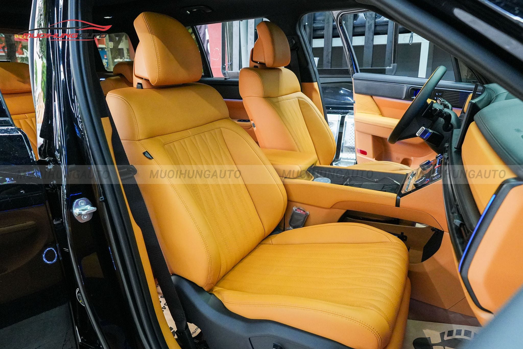 Bọc ghế da cho Hyundai SantaFe 2025