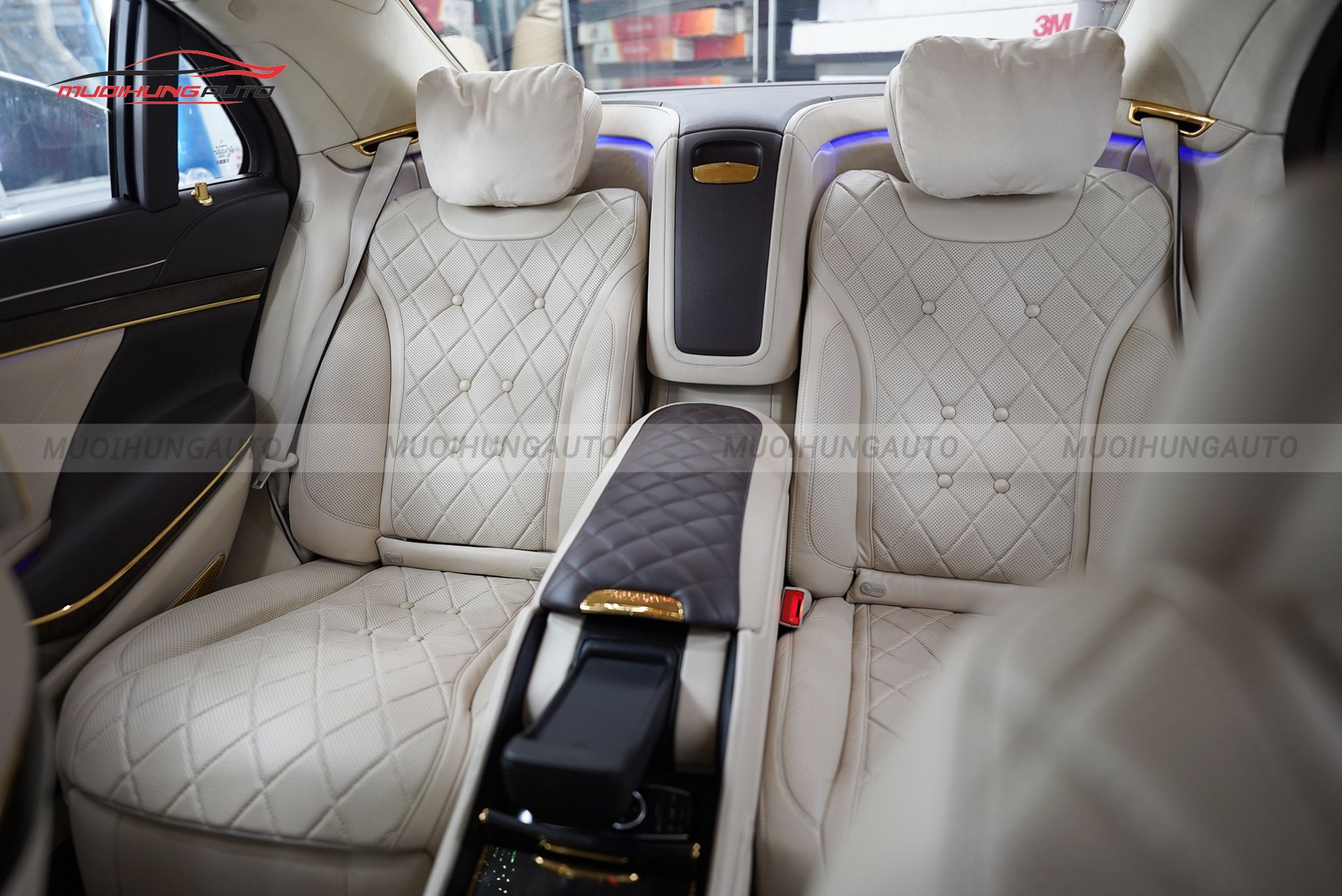 Bọc ghế da cho Mercedes S500 2015