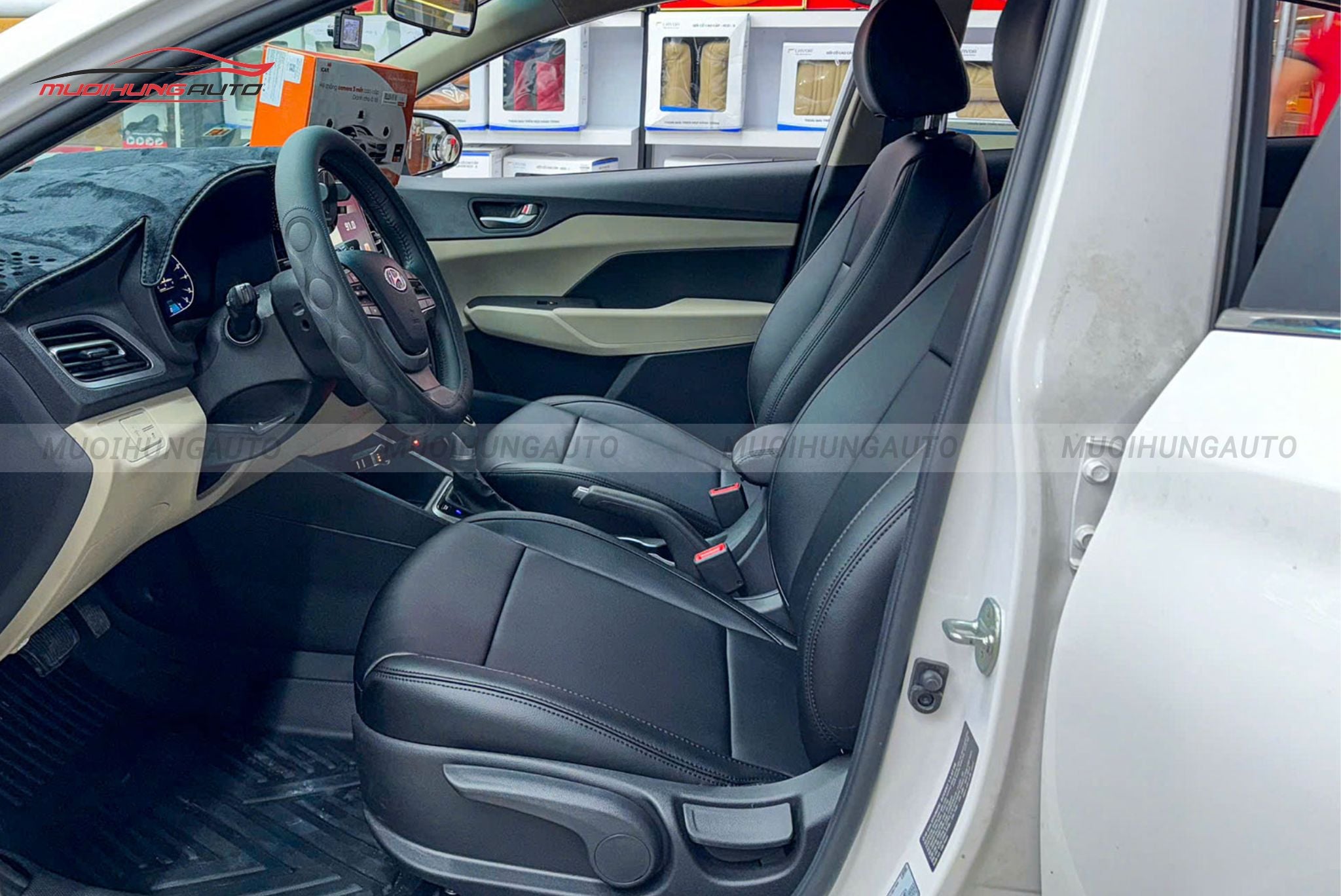 Bọc ghế da cho ô tô Hyundai Accent 2021