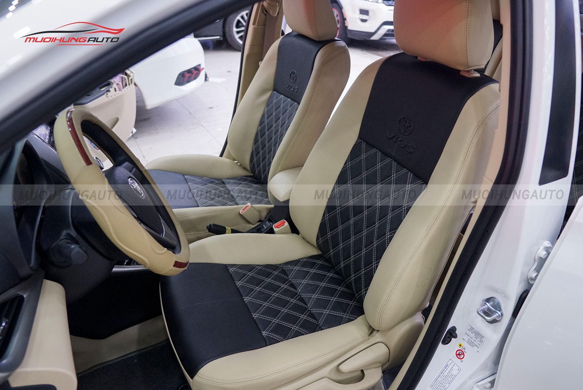 Bọc ghế da cho ô tô Toyota Vios