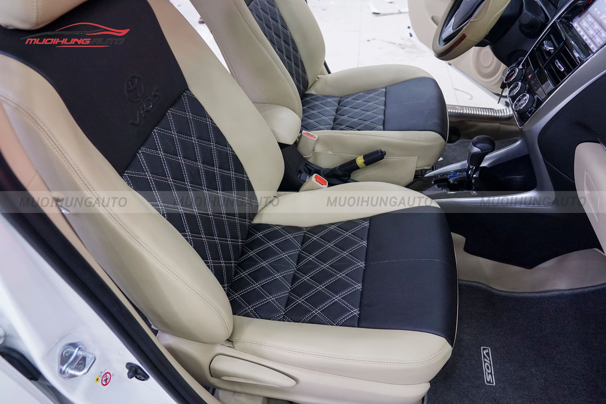Bọc ghế da cho Toyota Vios