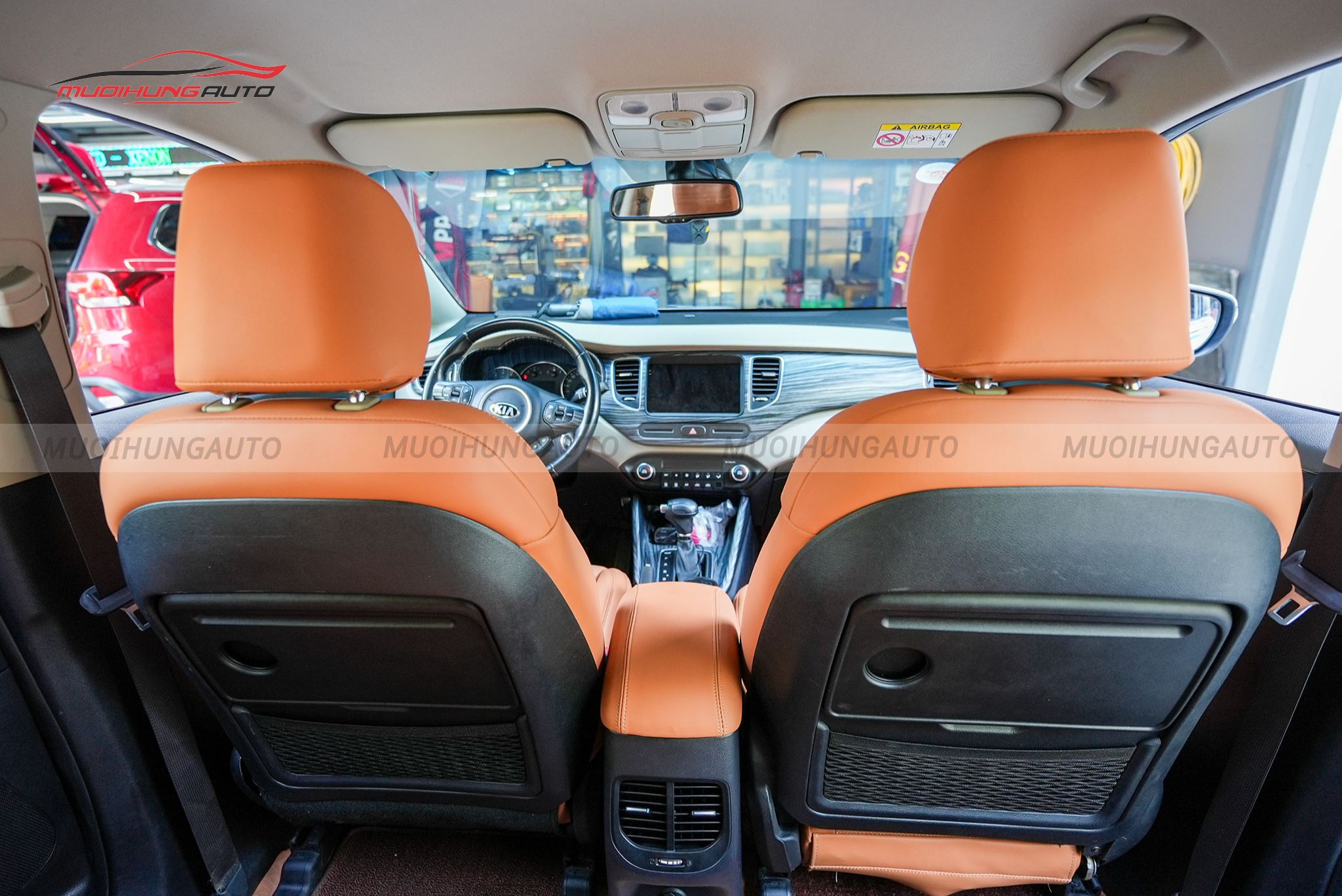 Bọc ghế da cho xe hơi Kia Rondo 2015