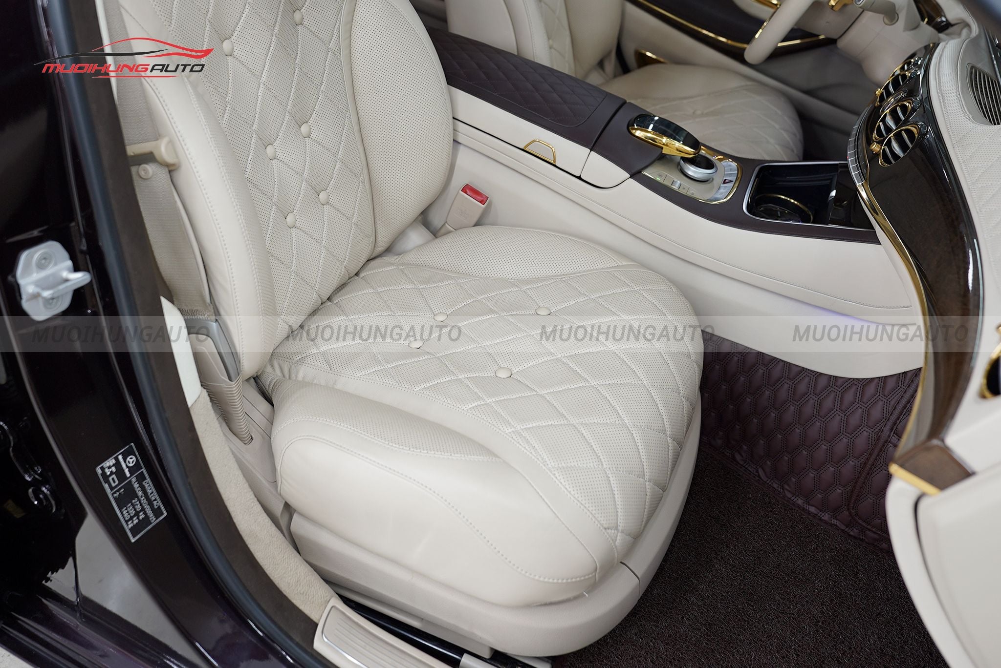 Bọc ghế da Mercedes S500 2015