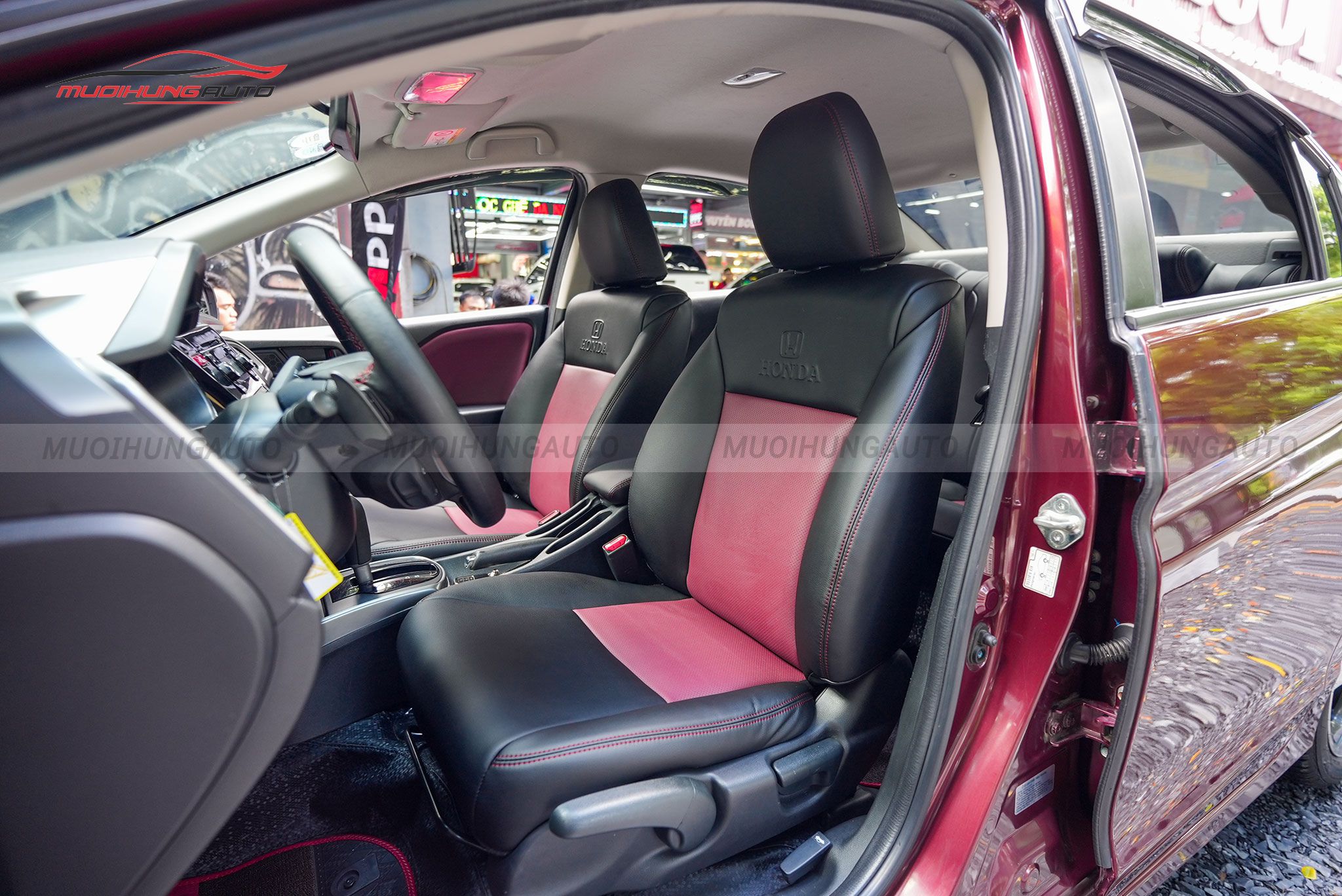 Bọc ghế da ô tô Honda City 2015