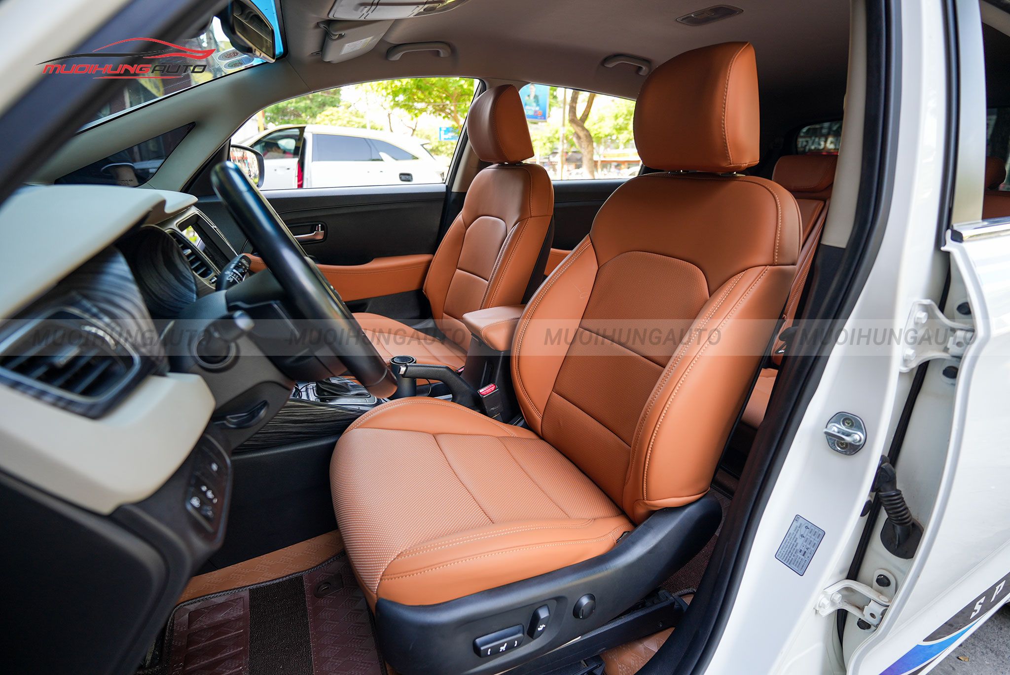 Bọc ghế da ô tô Kia Rondo 2015