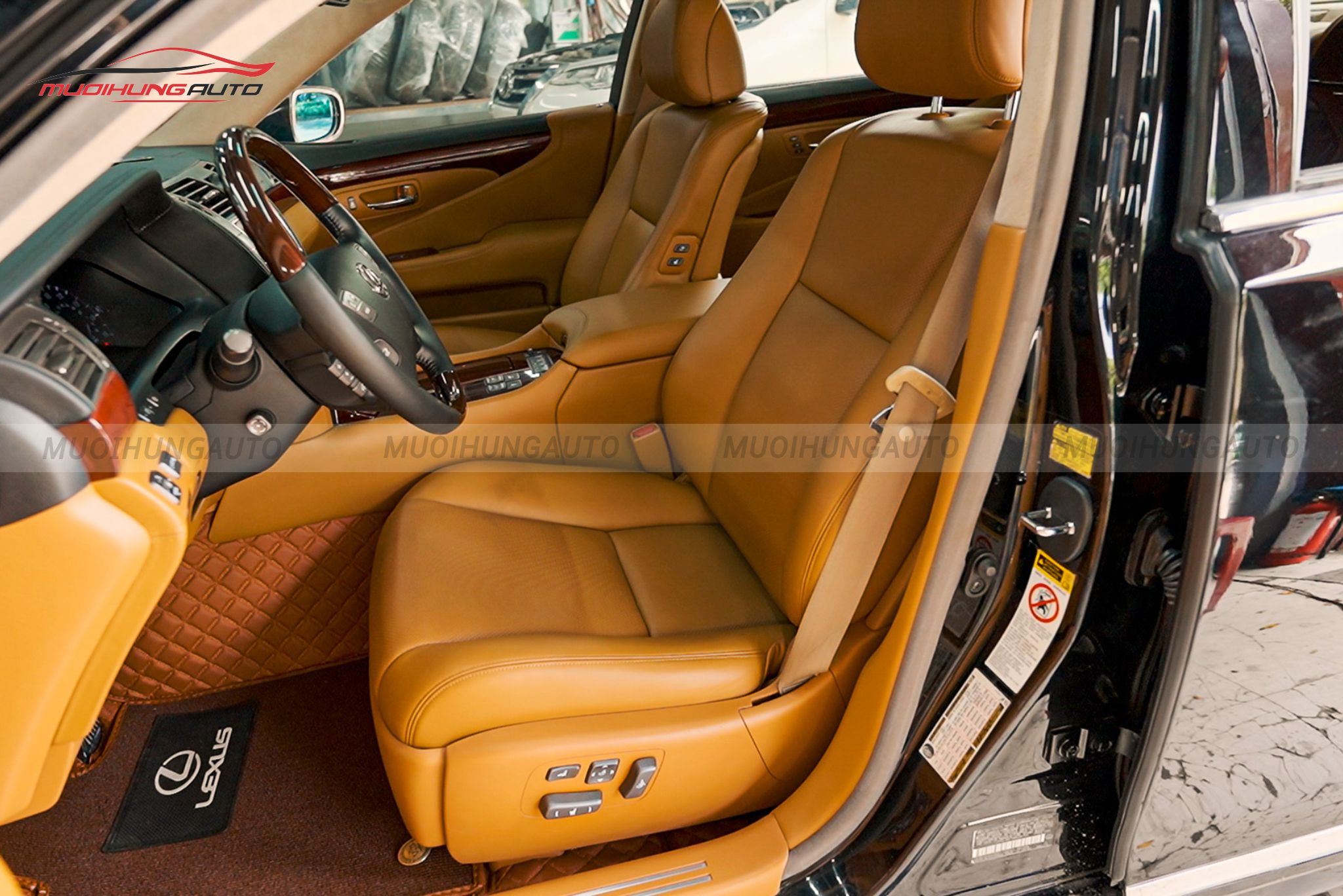 Bọc ghế da ô tô Lexus LS460