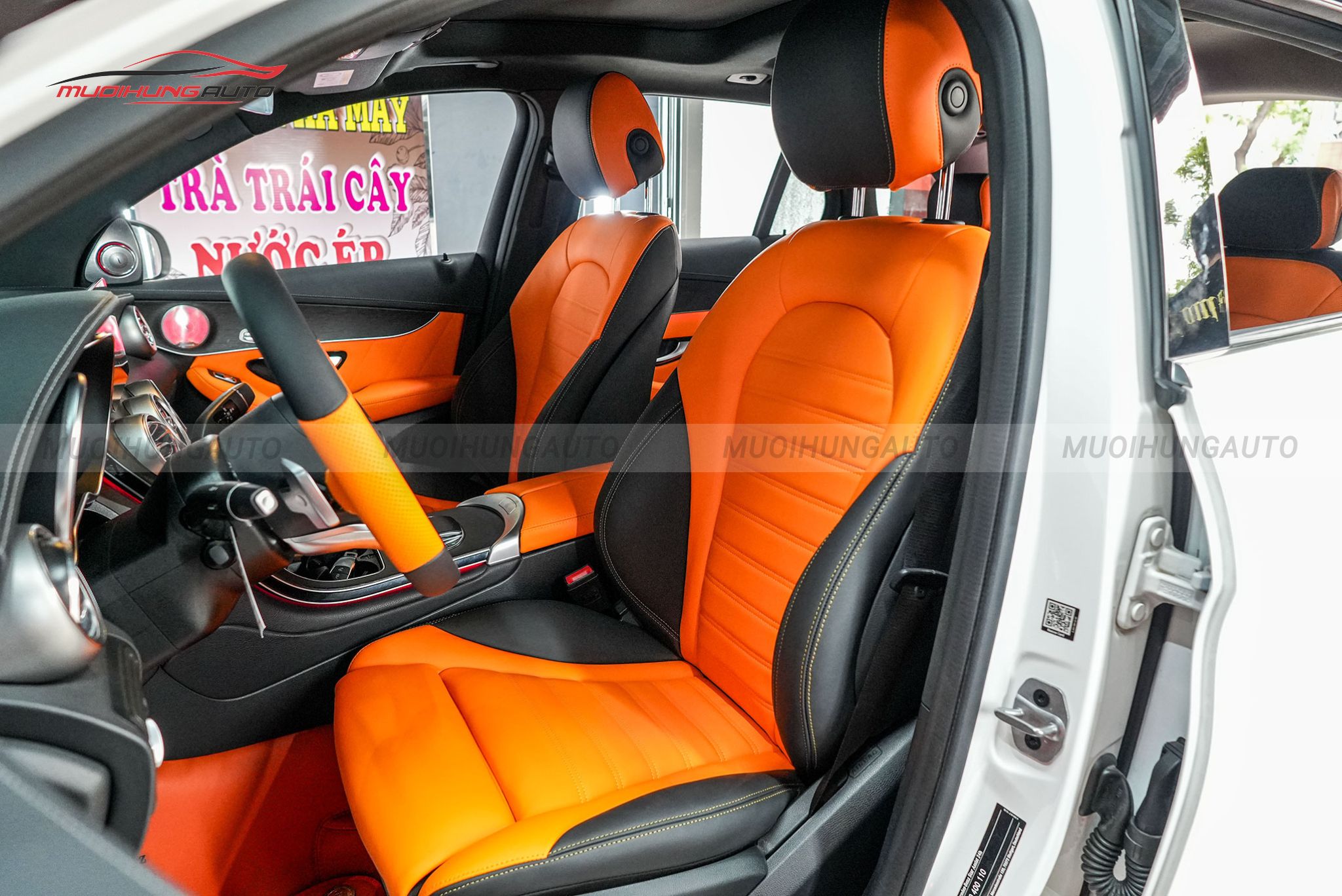 Bọc ghế da ô tô Mercedes GLC300 2022