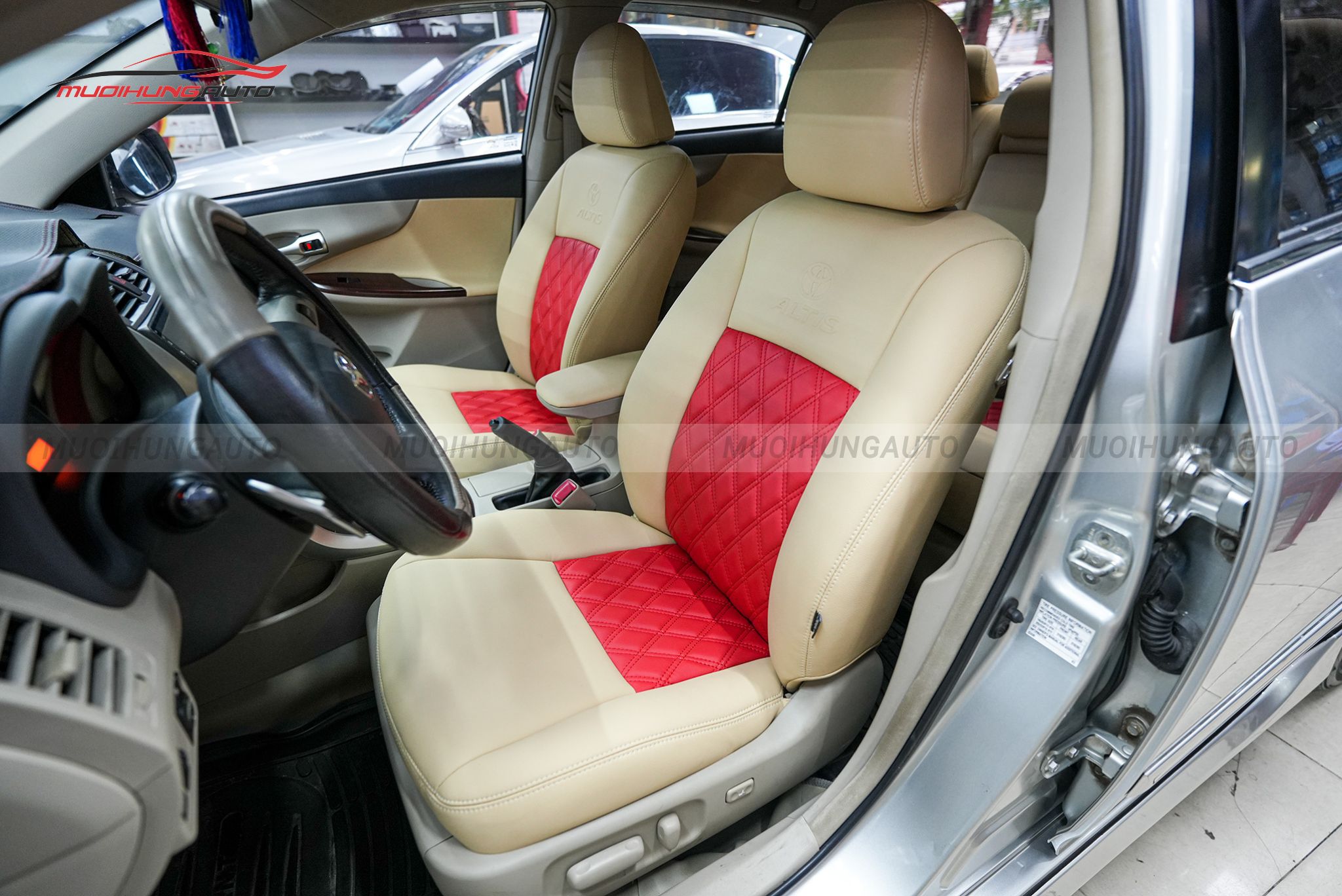 Bọc ghế da ô tô Toyota Altis 2010