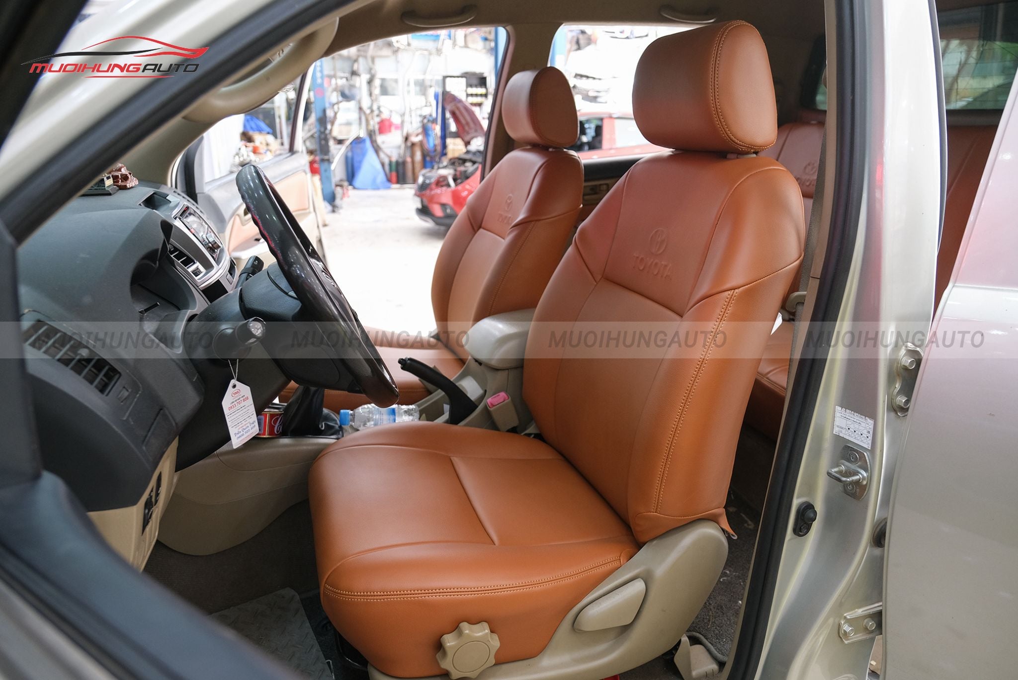Bọc ghế da ô tô Toyota Hilux