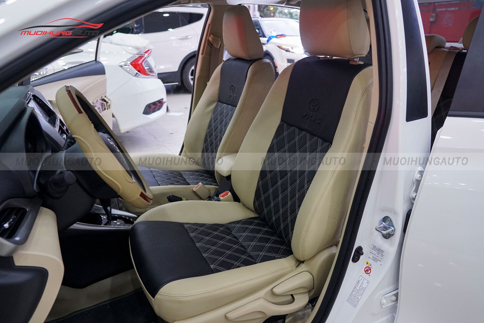 Bọc ghế da ô tô Toyota Vios