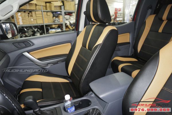 Bọc ghế da  thay đổi màu nội thất Ford Ranger giá rẻ 01