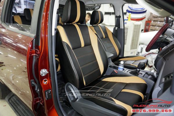 Bọc ghế da  thay đổi màu nội thất Ford Ranger giá rẻ 04