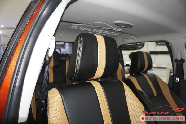 Bọc ghế da  thay đổi màu nội thất Ford Ranger giá rẻ 05