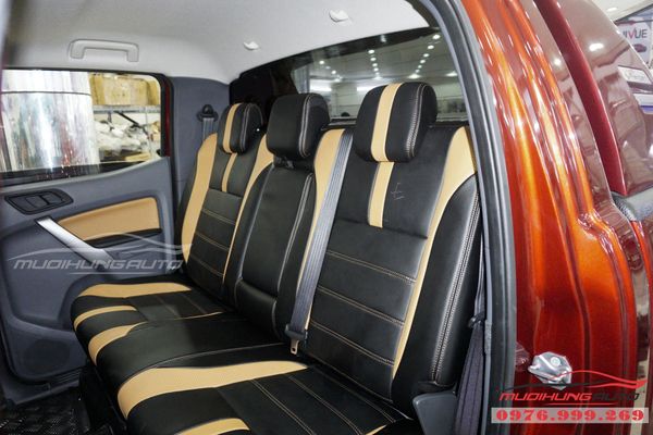 Bọc ghế da  thay đổi màu nội thất Ford Ranger giá rẻ 07