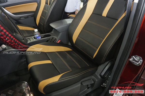 Bọc ghế da  thay đổi màu nội thất Ford Ranger giá rẻ 08