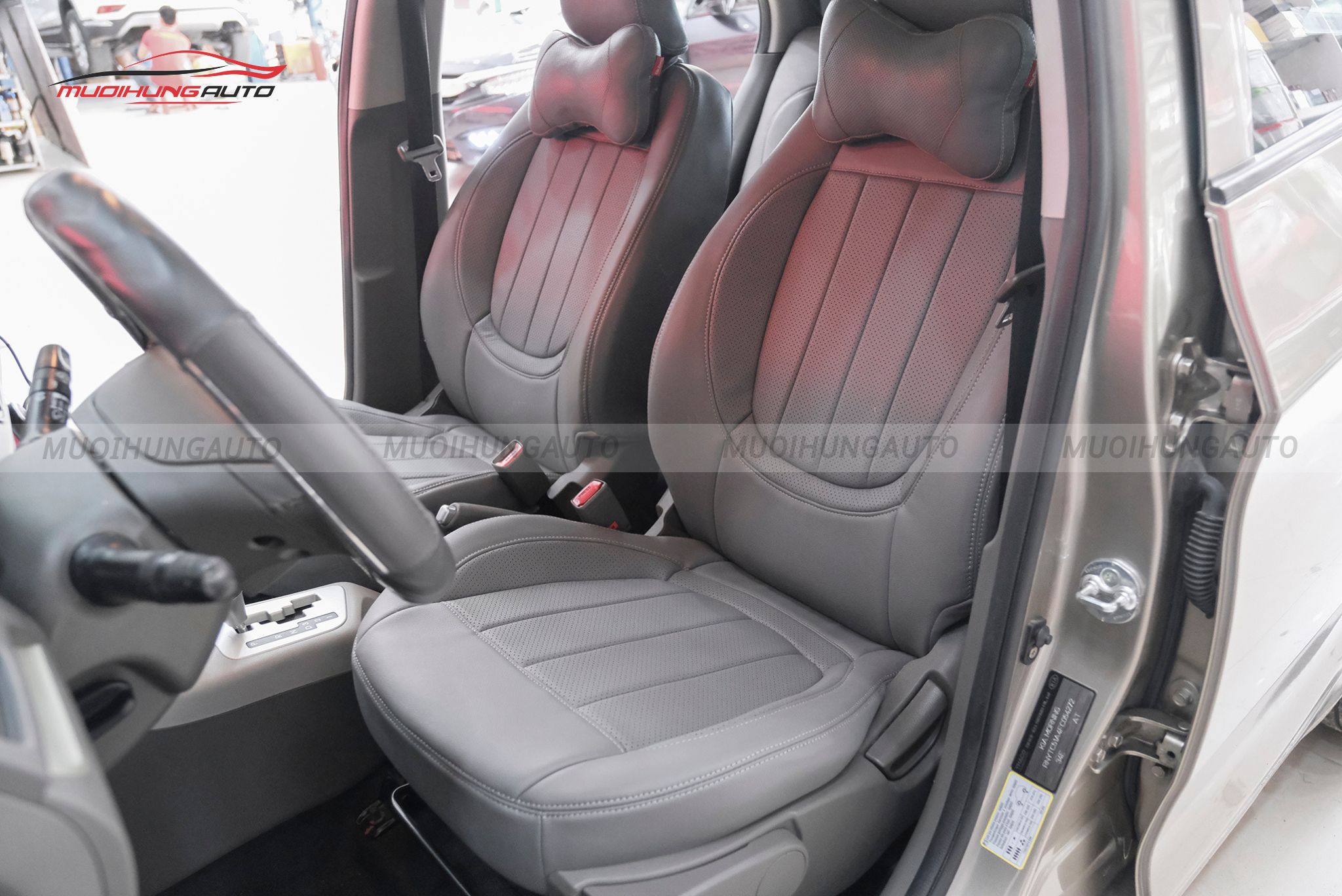 Bọc ghế da Vinfast Minio Green