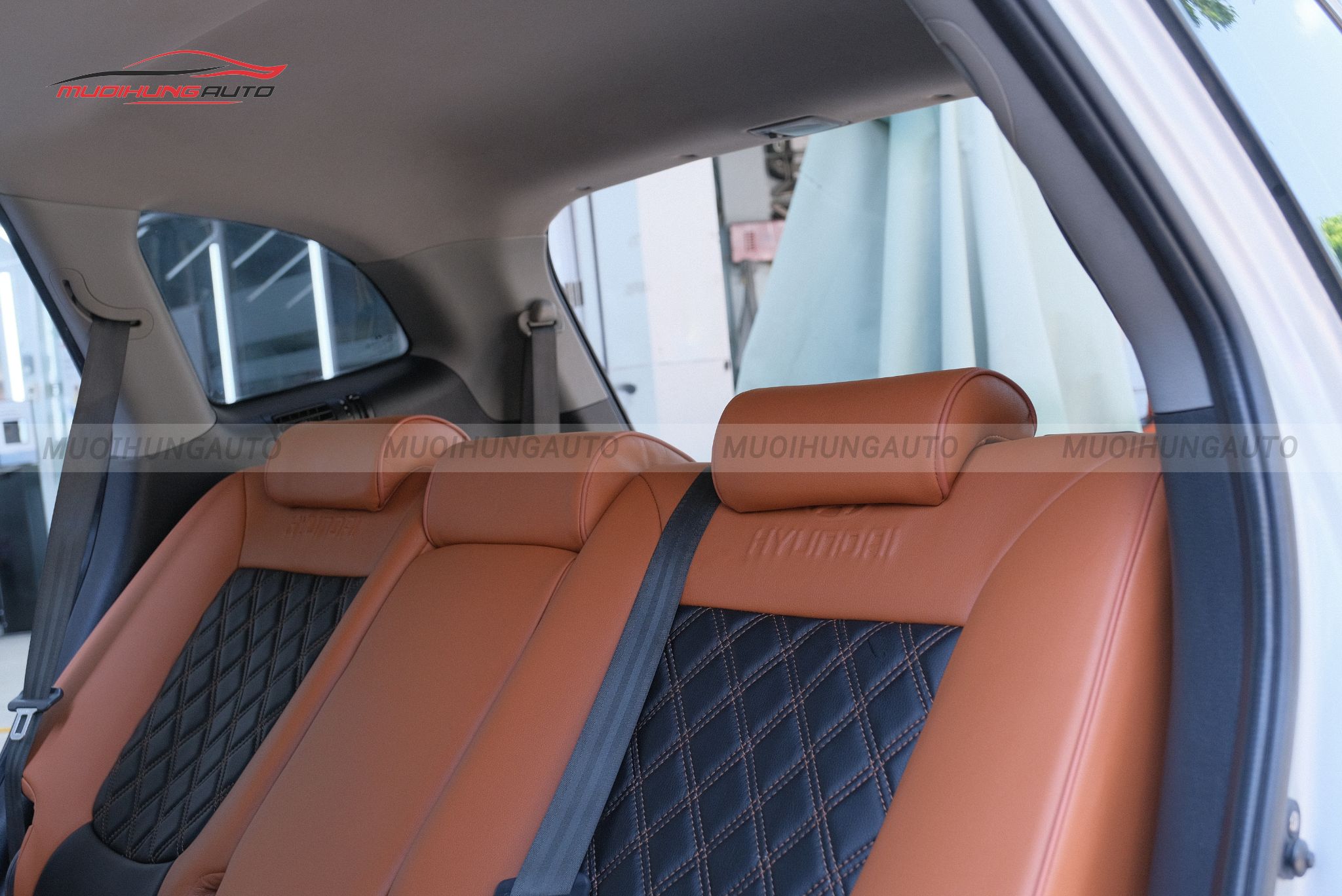 Bọc ghế da xe hơi Hyundai SantaFe 2019