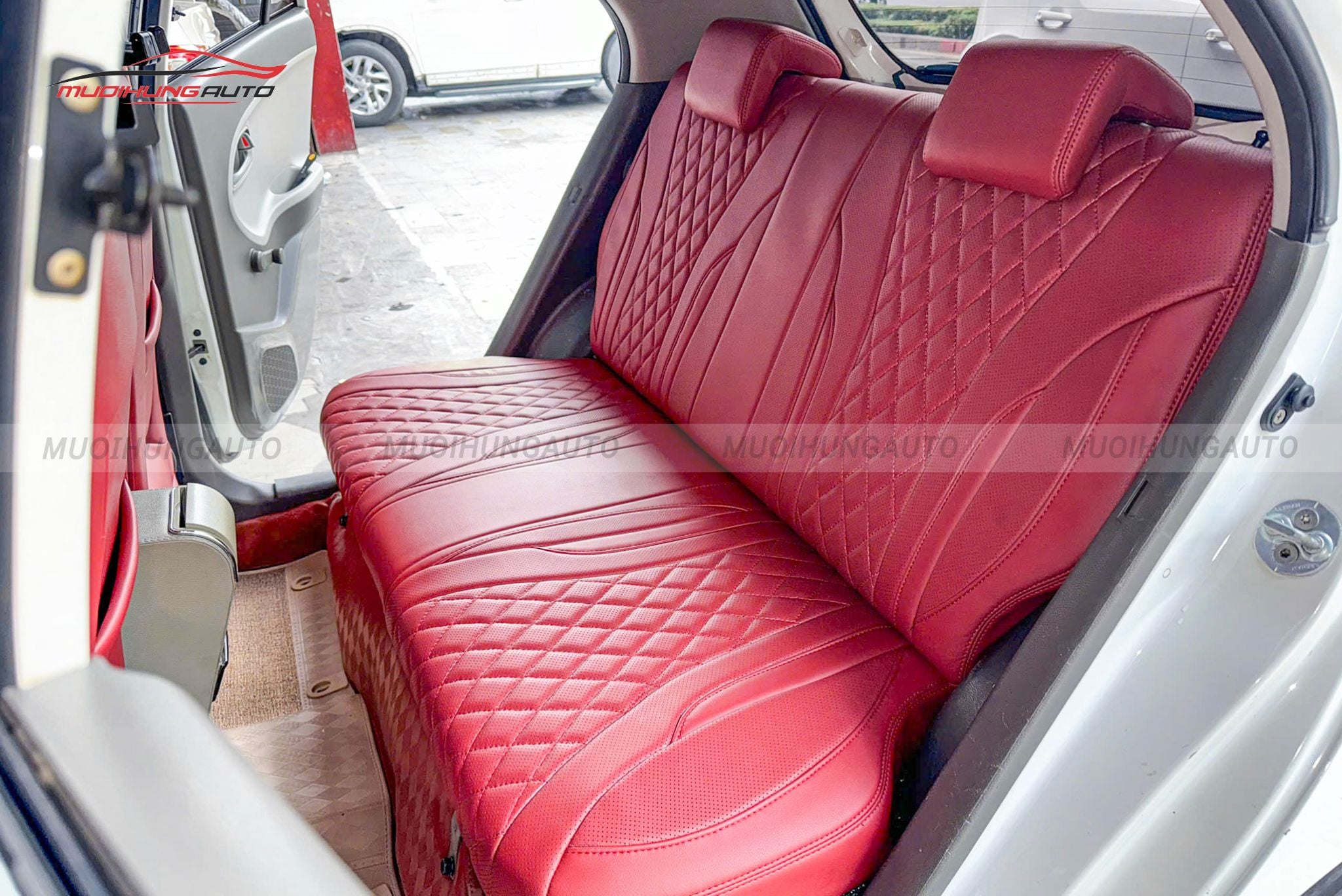 Bọc ghế da xe Kia Morning 2013