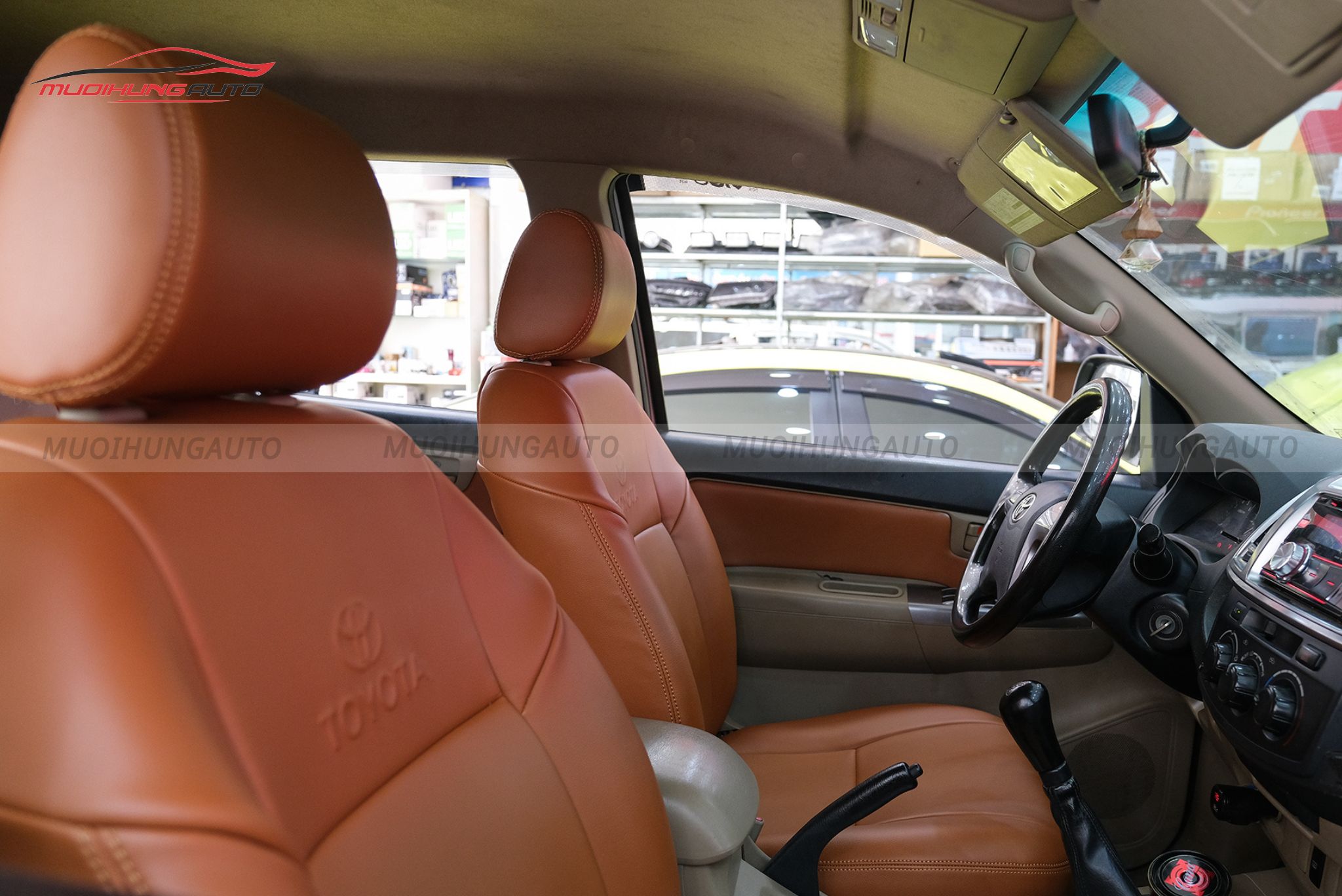 Bọc ghế da xe Toyota Hilux