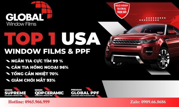 Dán Phim Cách Nhiệt Global - Trải Nghiệm Tiện Ích Vượt Trội