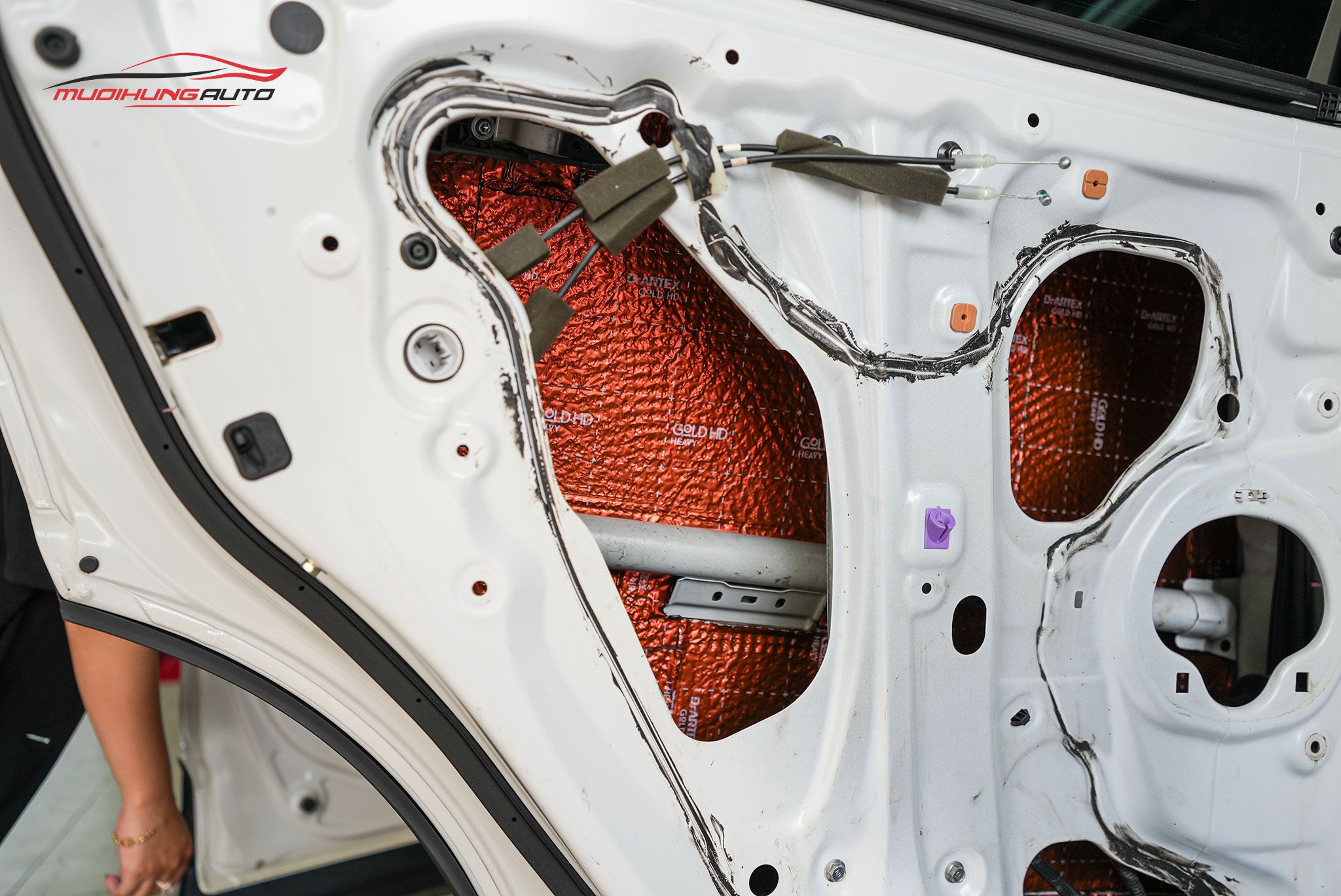 Cách âm 4 cánh cửa xe cho Honda CRV 2019