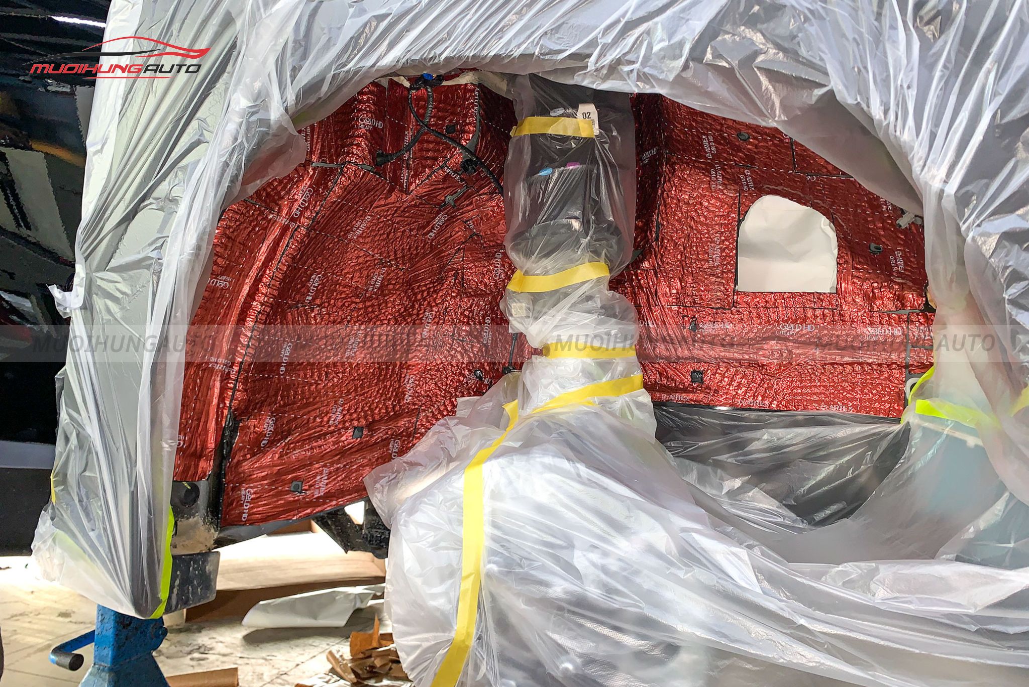 Cách âm 4 hốc bánh xe Hyundai Tucson 2024