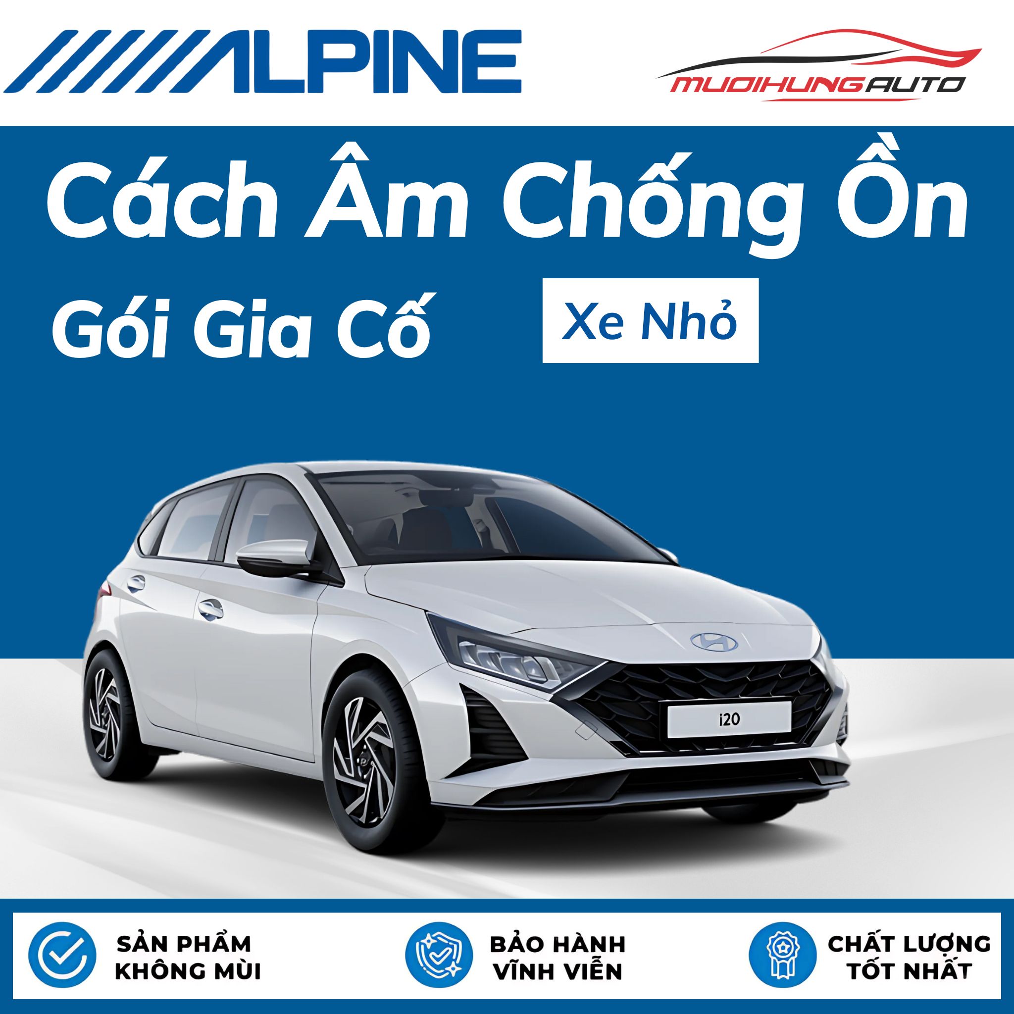 Cách âm chống ồn Alpine Gói gia cố - Xe nhỏ
