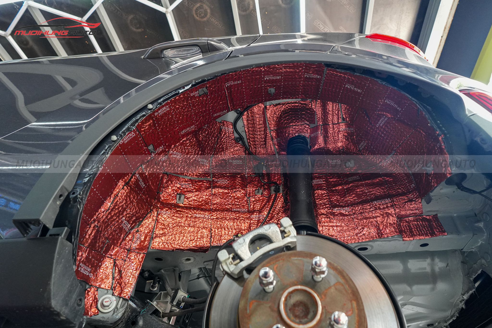 Cách âm chống ồn hốc bánh Vinfast VF5 2024