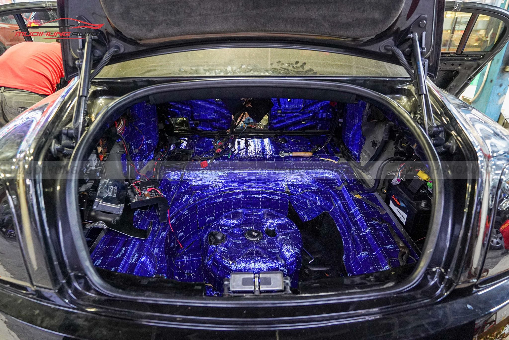 Cách âm cốp xe hơi Toyota Camry 2008