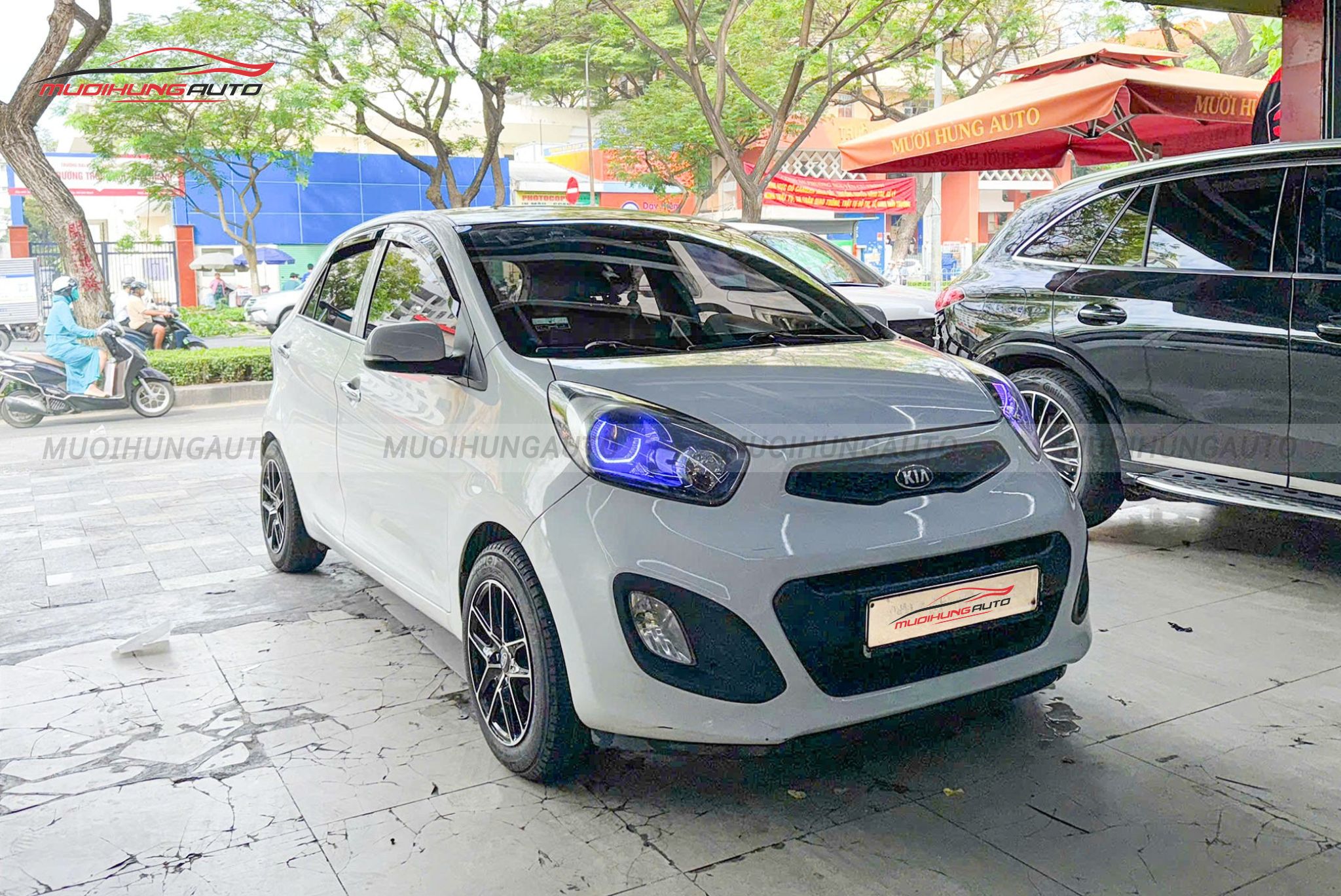 Cách âm cốp xe Kia Morning 2013