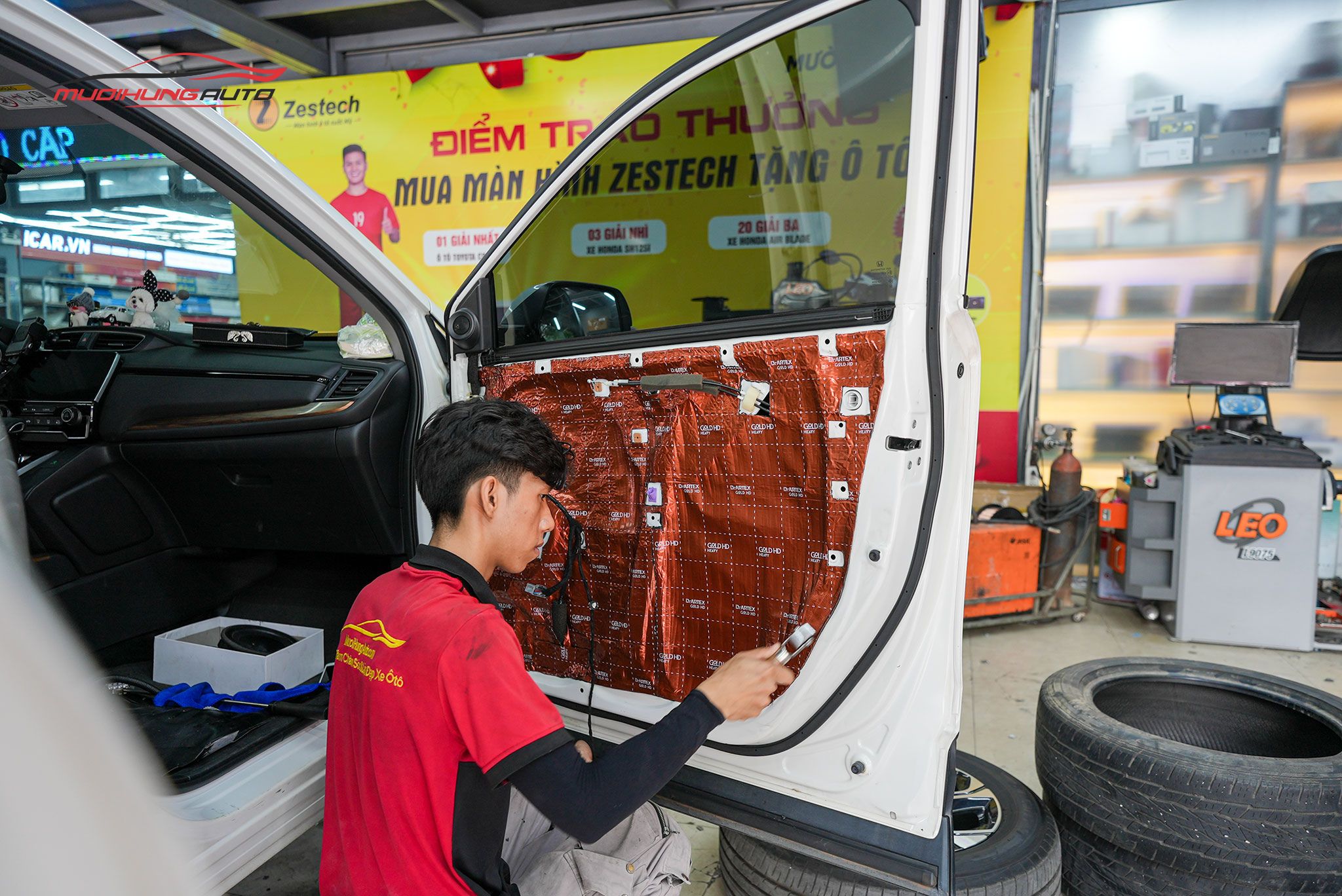 Cách âm cửa xe hơi Honda CRV 2019