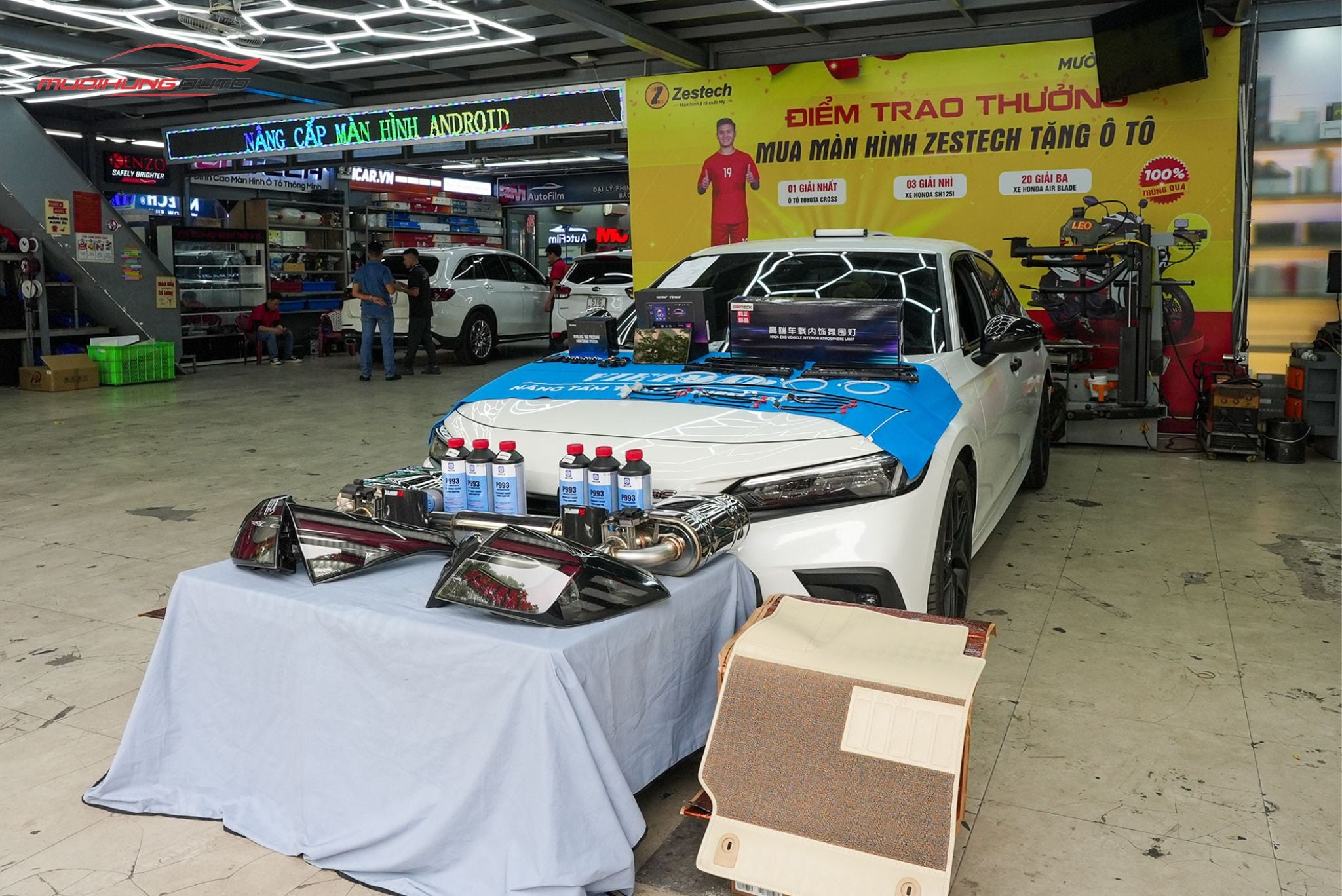 Cách âm cửa xe Honda Civic 2023